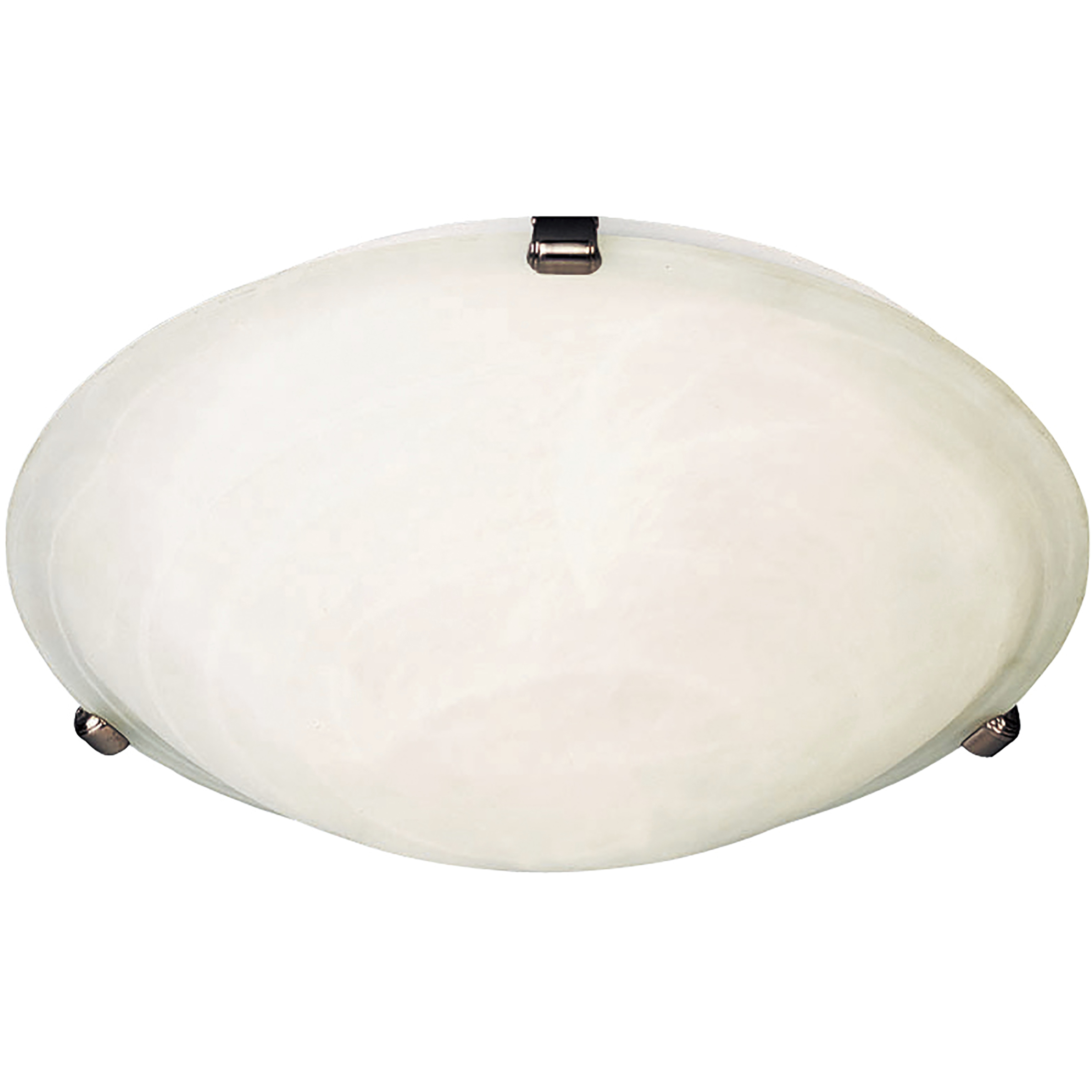 Malaga 3 Light 16 inch Oil Rubbed Bronze Flush Mount Ceiling Light in Marble