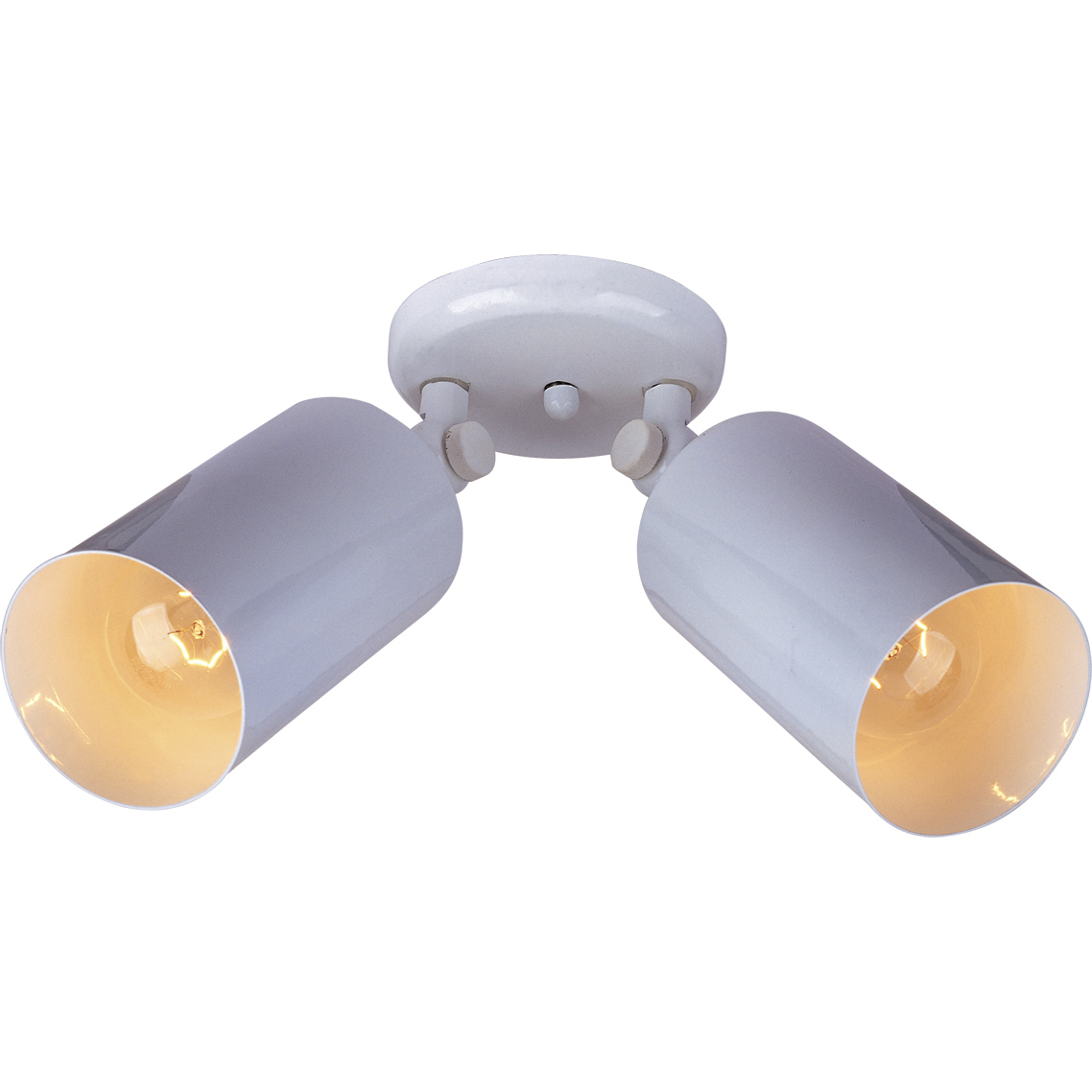 Spots 2 Light 16.5 inch White Flush Mount Ceiling Light