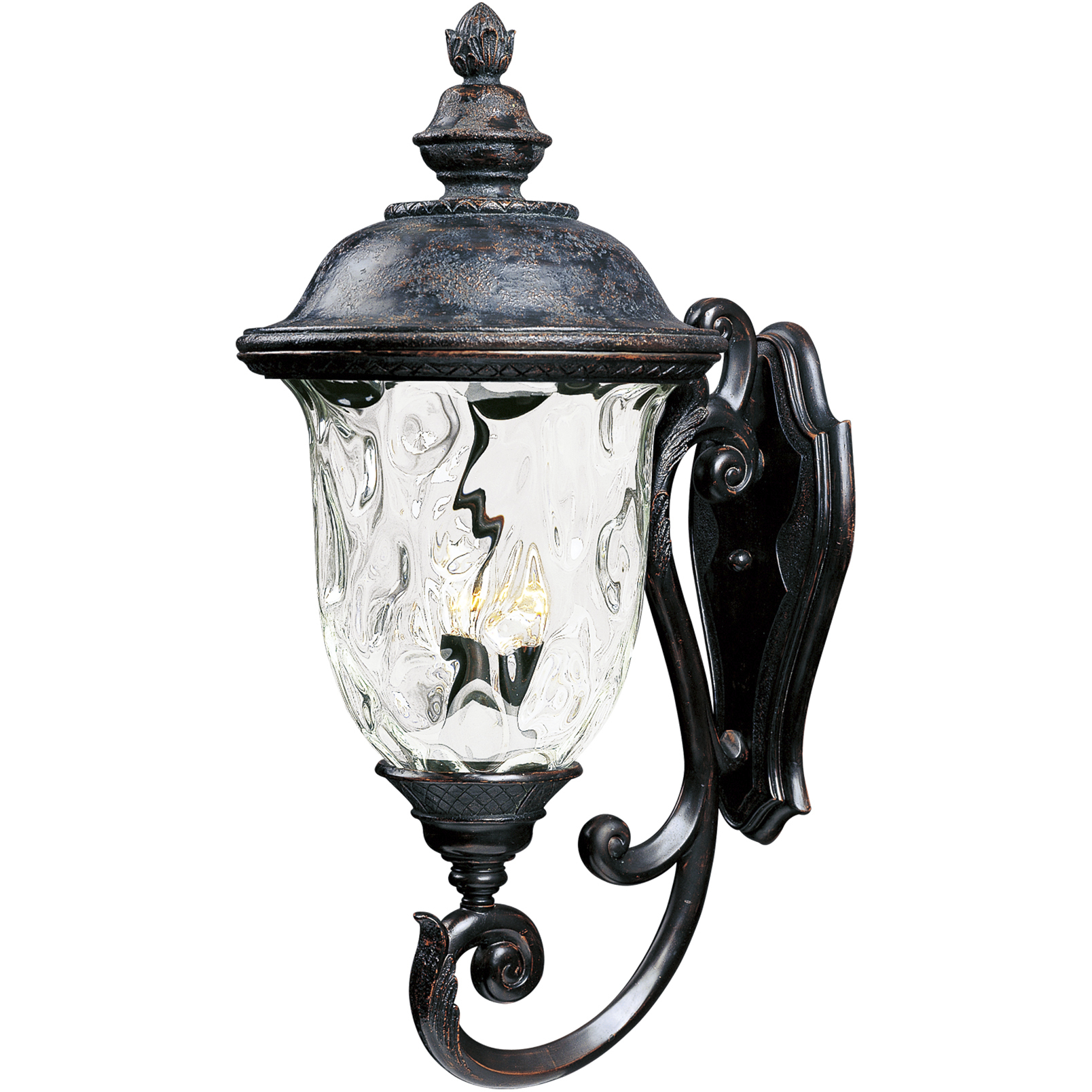 Carriage House VX 3 Light 31 inch Oriental Bronze Outdoor Wall Mount