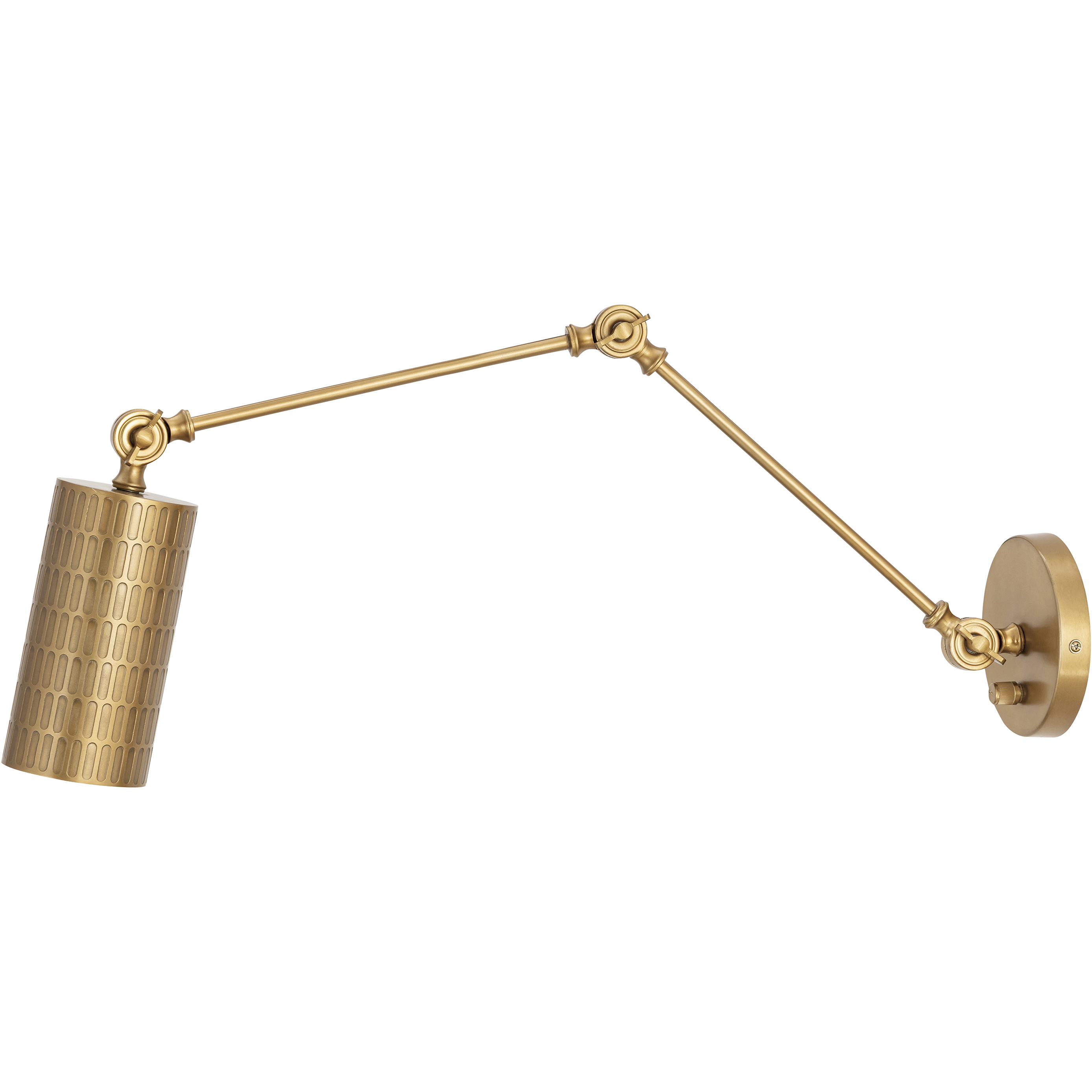 Shaka 1 Light 17.5 inch Weathered Brass Wall Sconce Wall Light