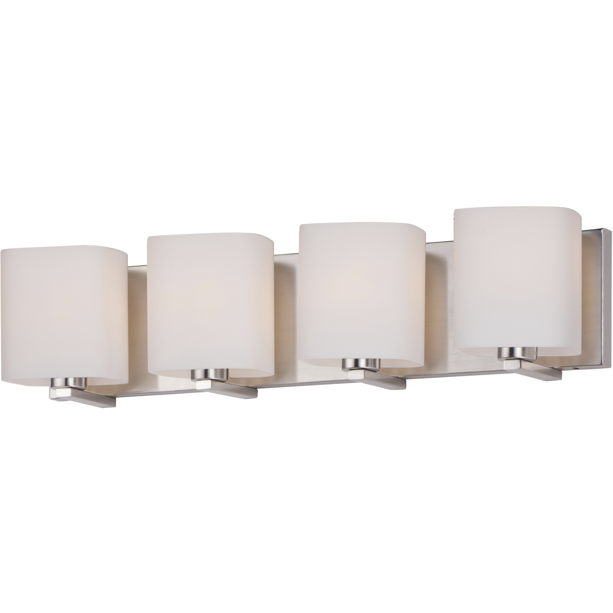 Wrap 4 Light 26.25 inch Satin Nickel Bath Vanity Wall Light