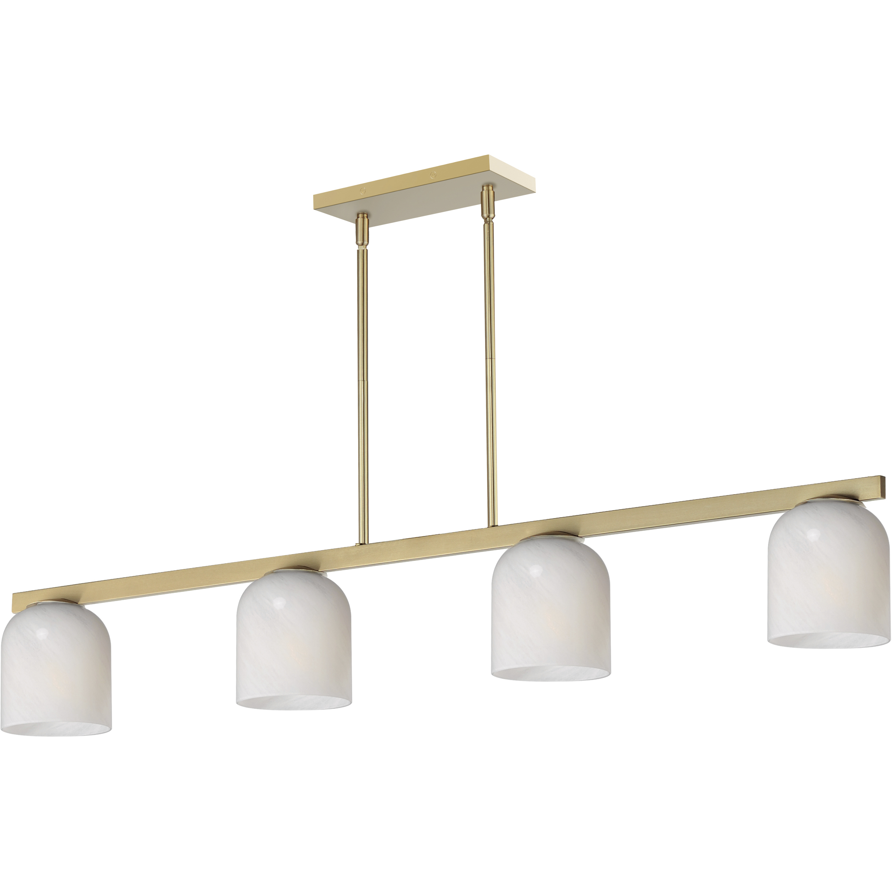Maxim Lighting 21236MRNAB Scoop 4 Light 46 inch Natural Aged