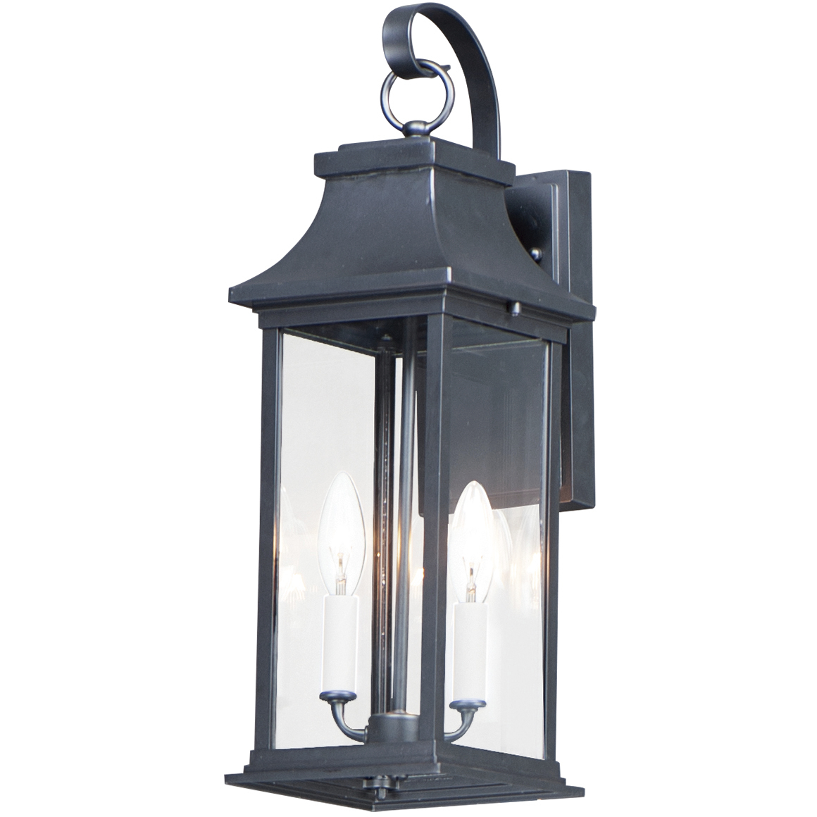 Vicksburg 2 Light 20 inch Black Outdoor Wall Mount