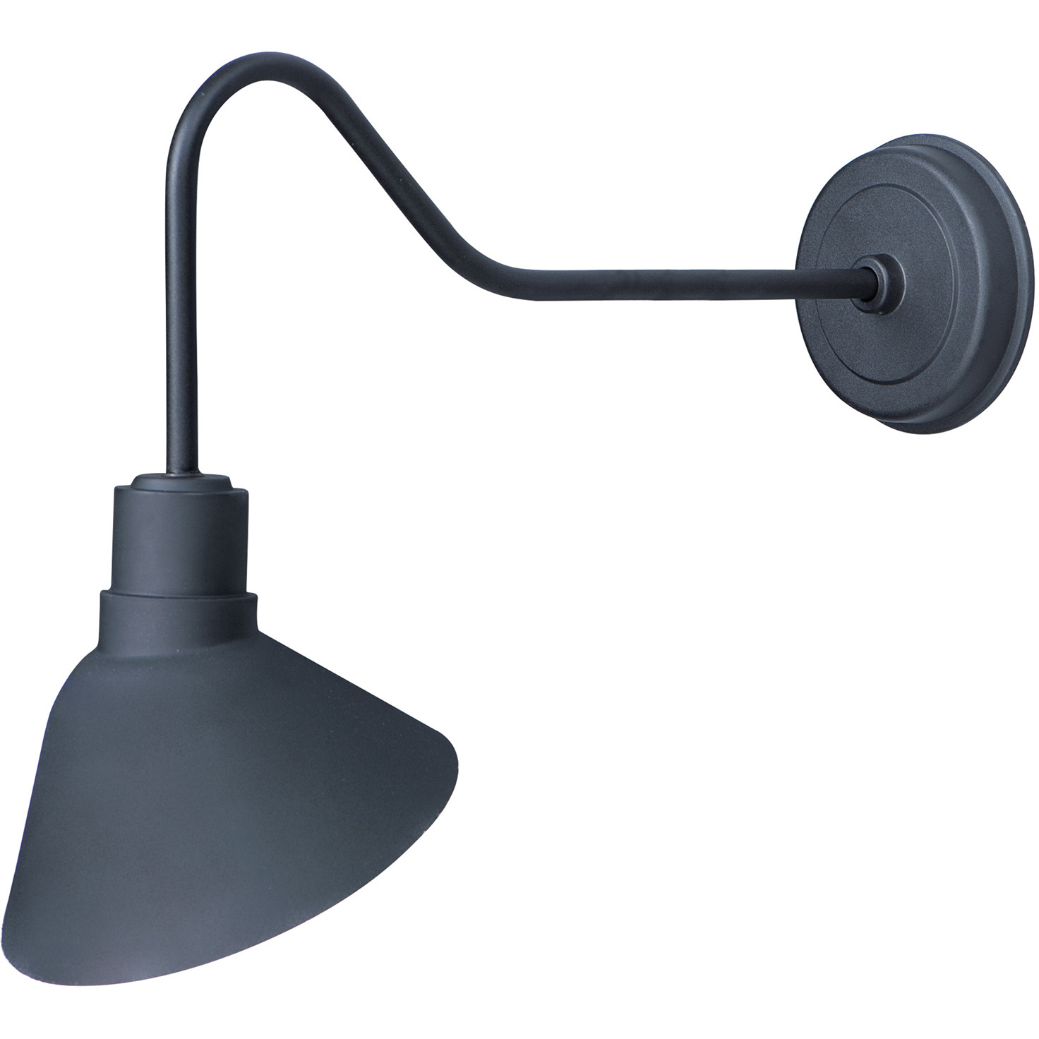 Signlite 1 Light 13.75 inch Black Outdoor Wall Mount