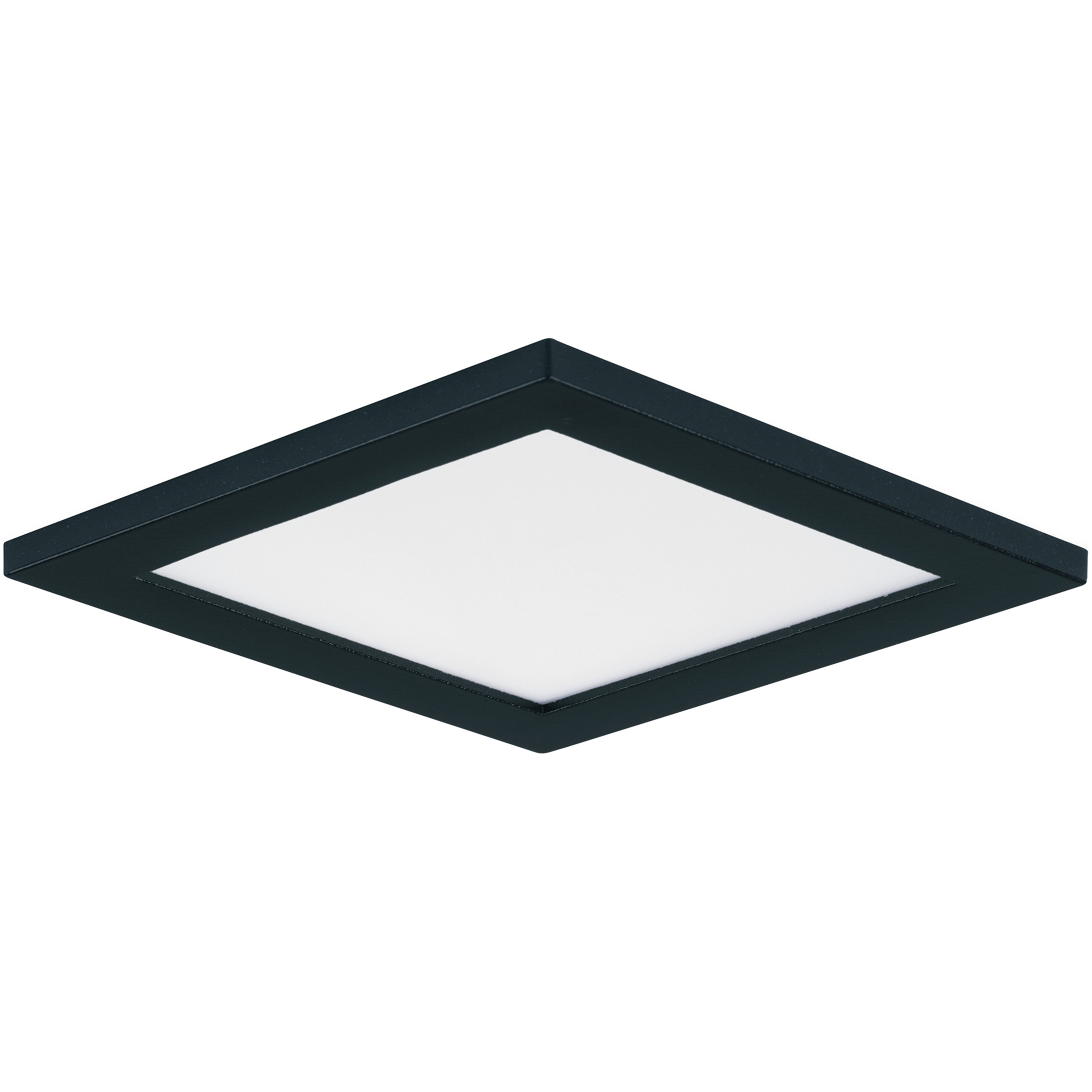 Wafer LED 5 inch Black Flush Mount Ceiling Light