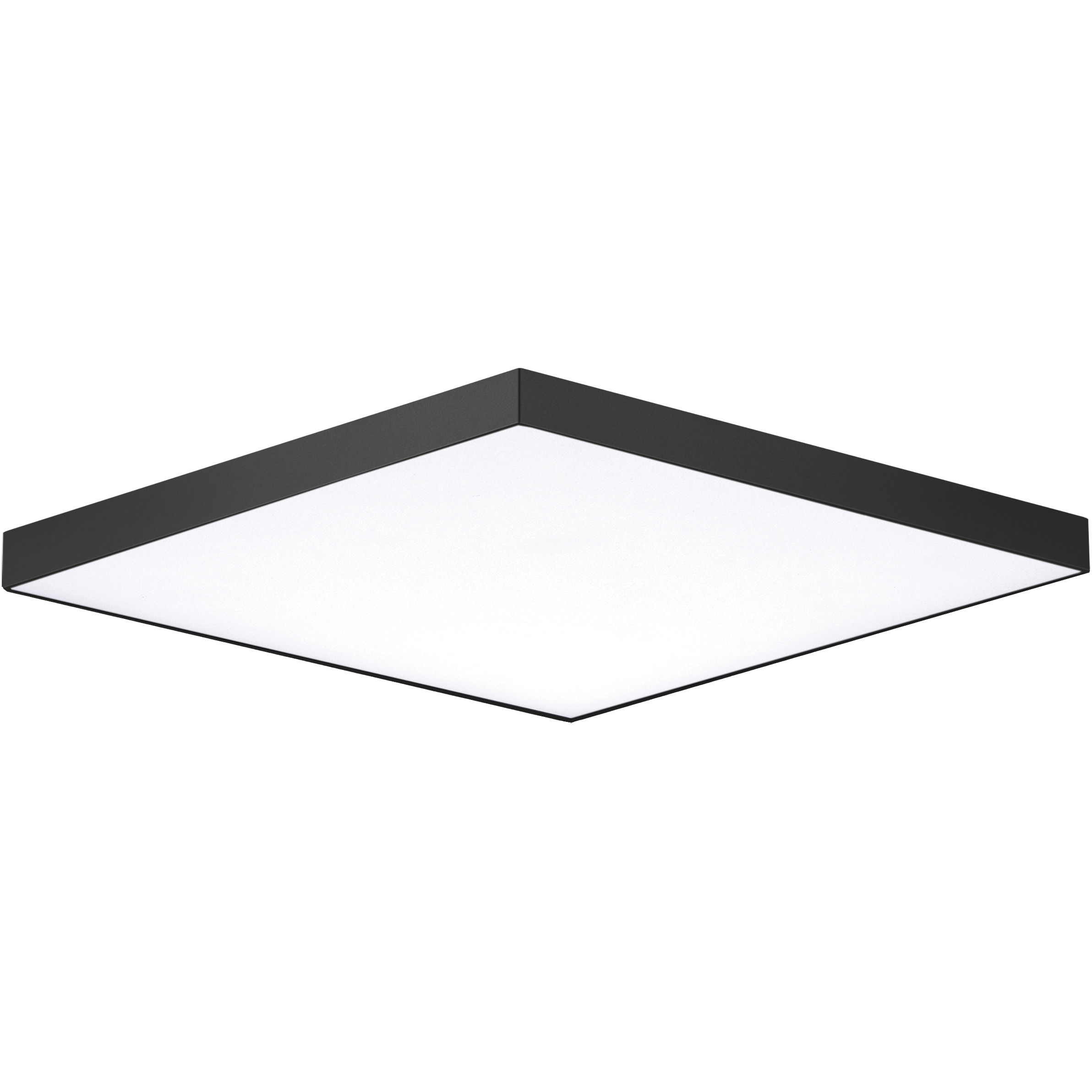 Trim LED 15 inch Black Flush Mount Ceiling Light