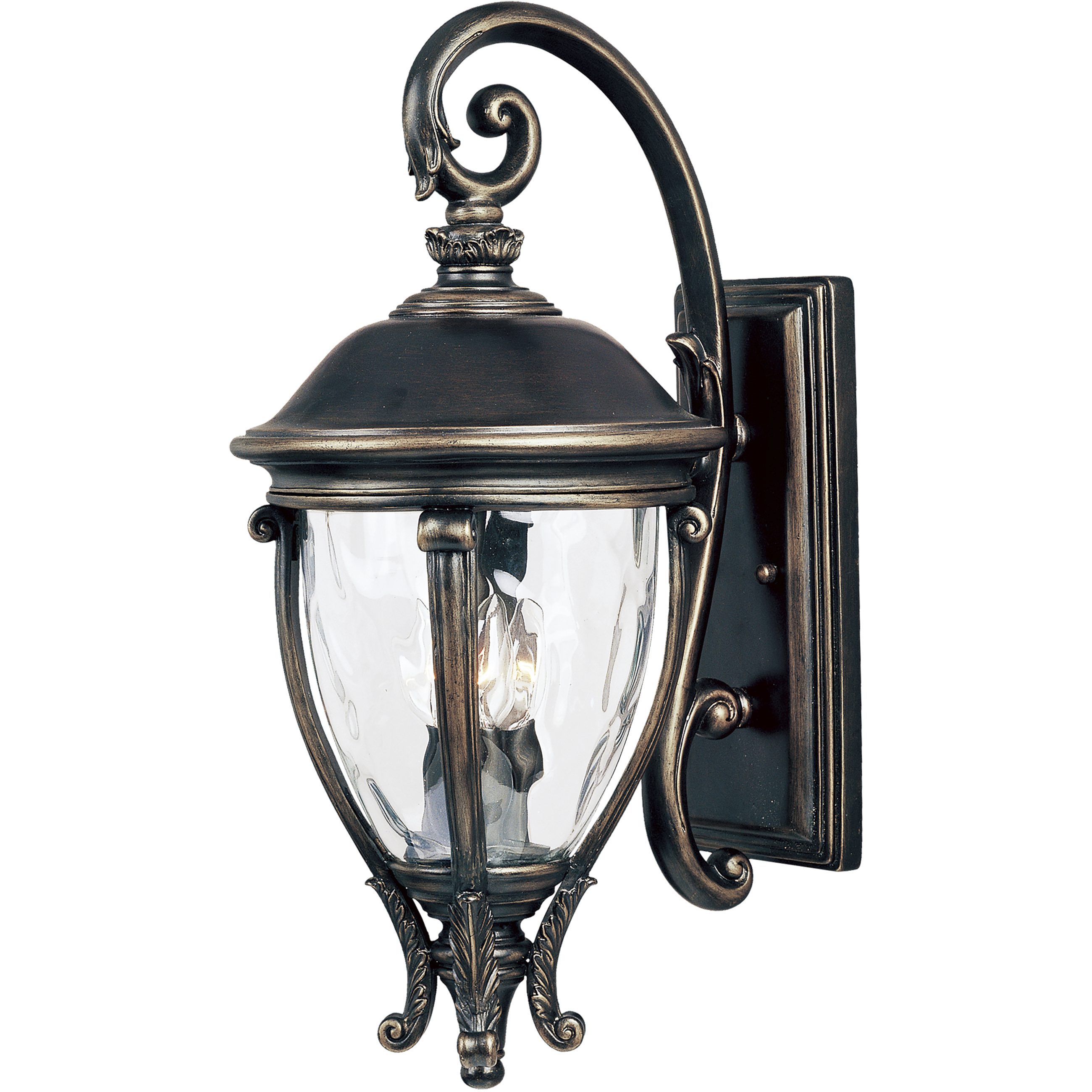 Camden VX 3 Light 24 inch Golden Bronze Outdoor Wall Mount