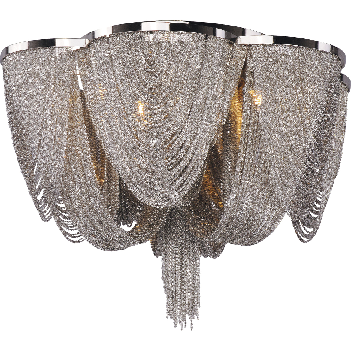 Chantilly LED 18 inch Polished Nickel Flush Mount Ceiling Light