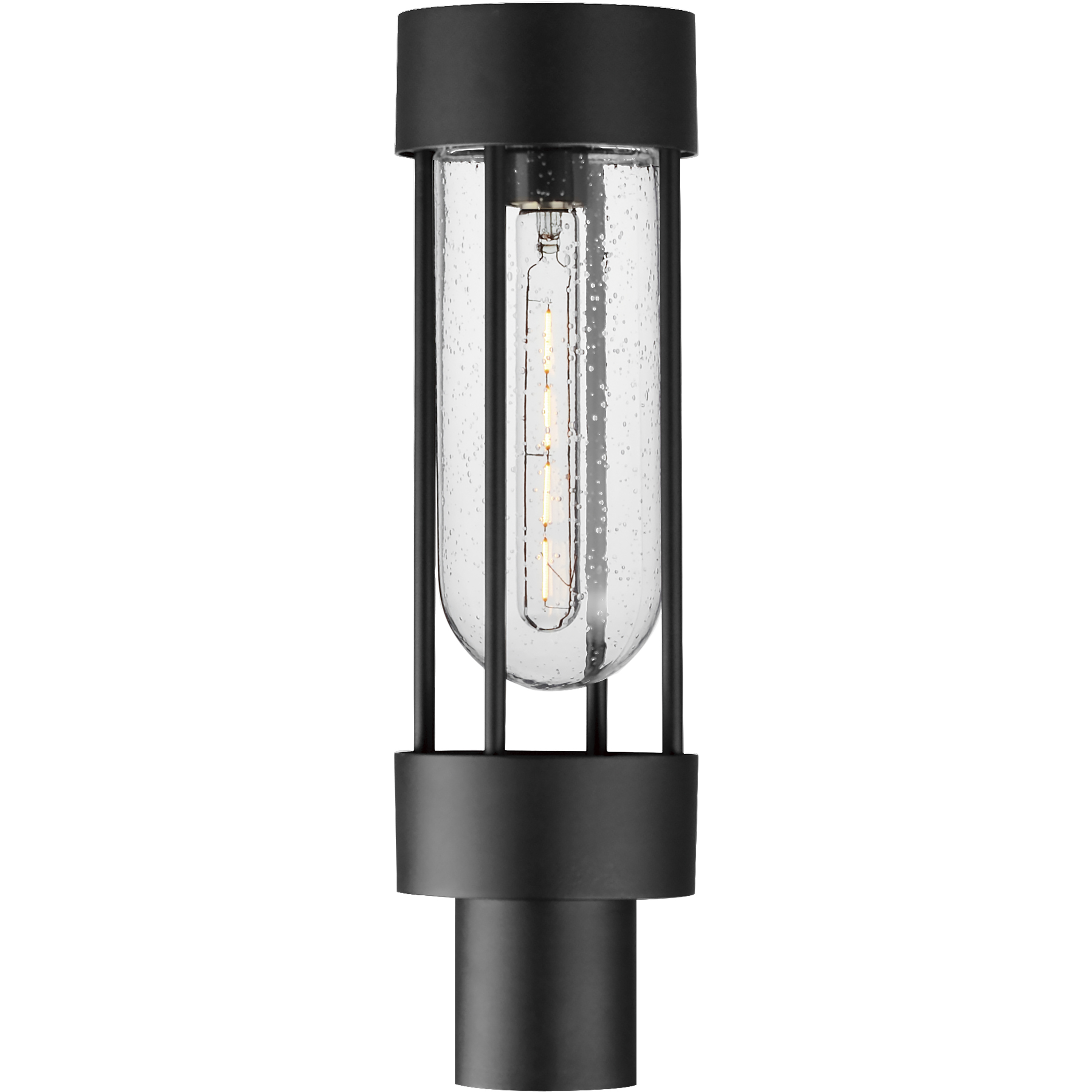 Millennial 1 Light 19.5 inch Black Outdoor Pole/Post Mount, Post/Pier Mount