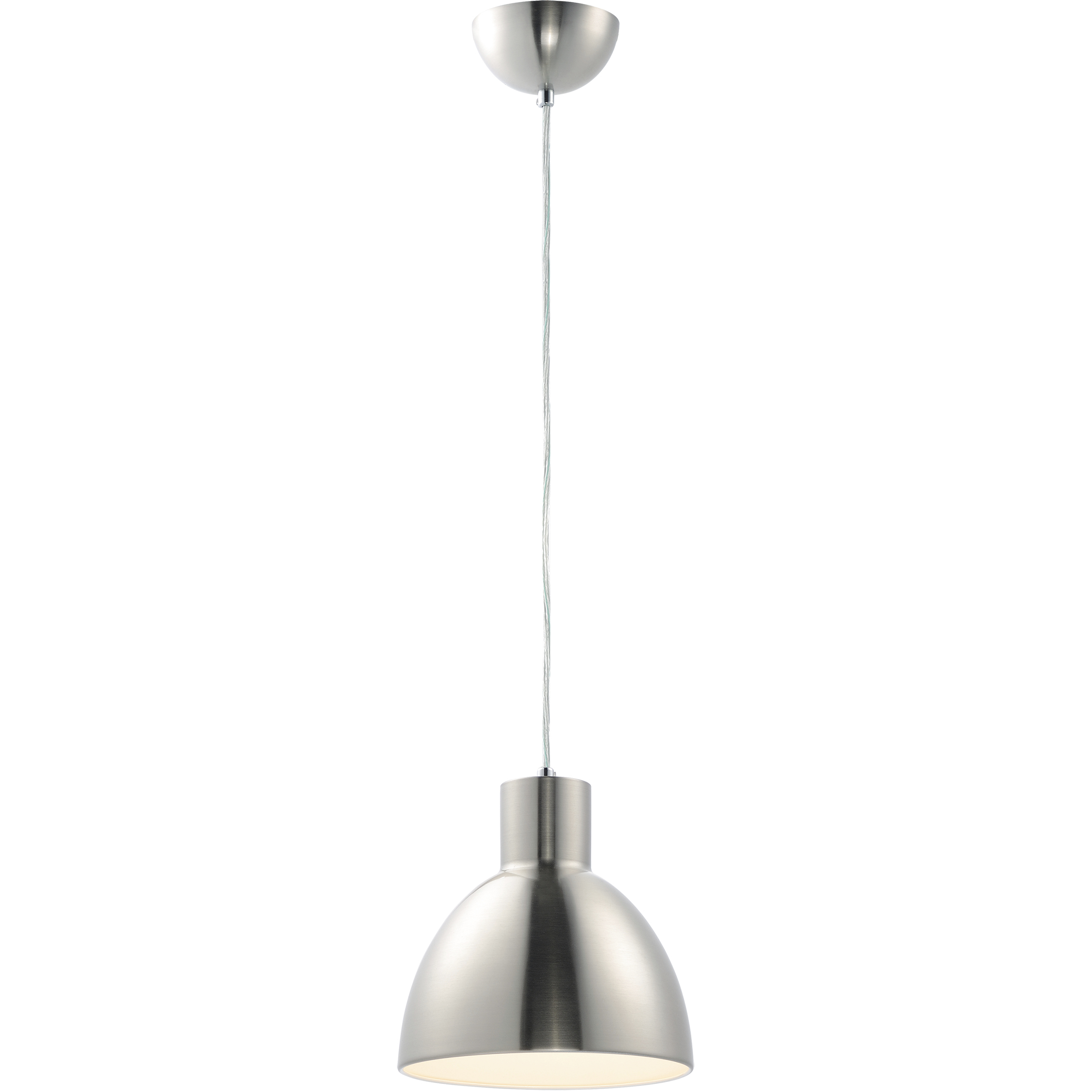 Cora 1 Light 8.75 inch Satin Nickel Single Pendant Ceiling Light