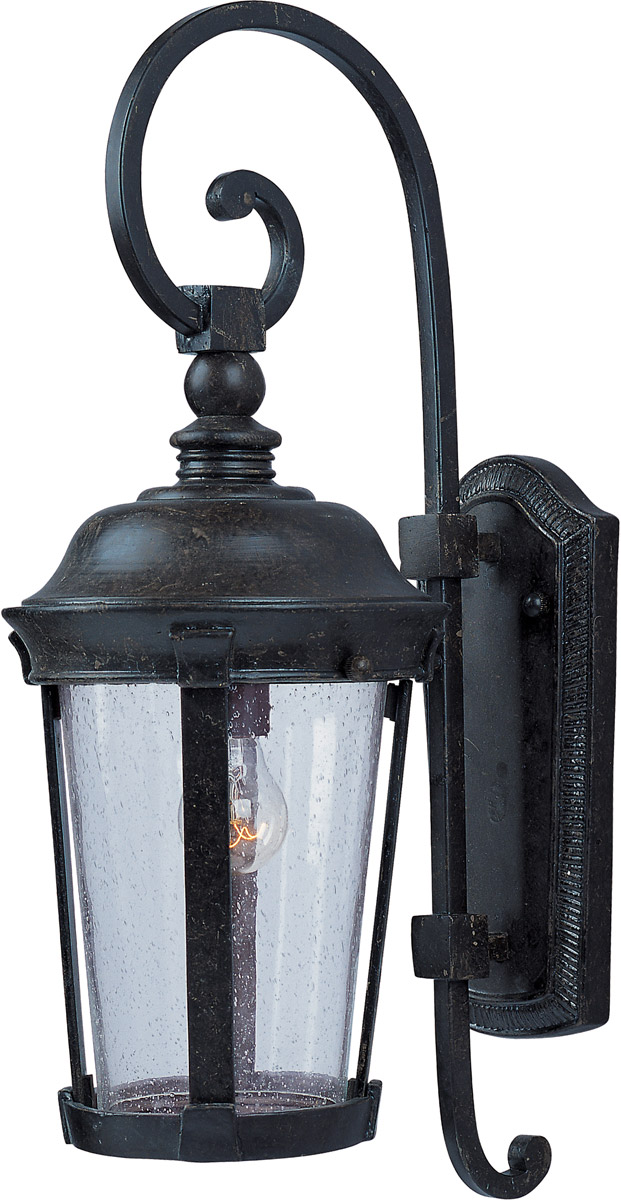 Maxim 40093CDBZ Dover VX 1 Light 20 inch Bronze Outdoor Wall