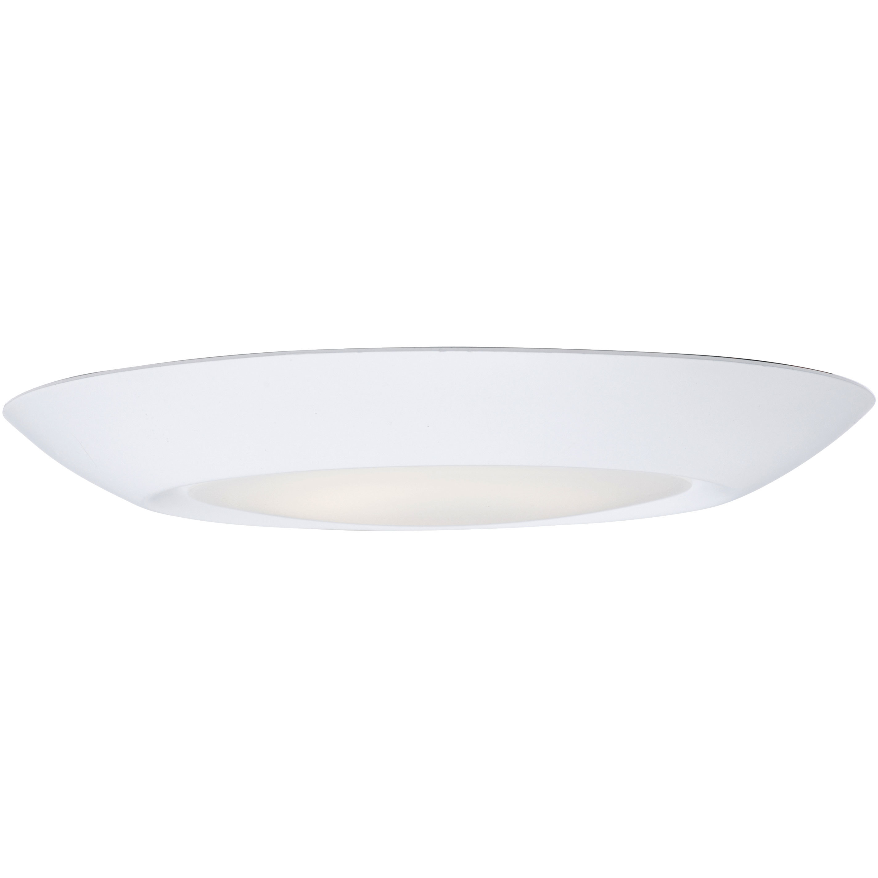 Maxim Lighting 57413WTWT Diverse LED 6 inch White Flush Mount