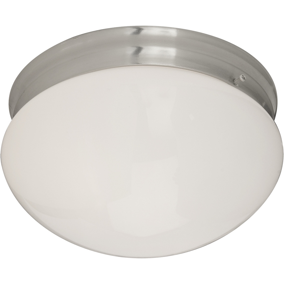 Essentials - 588x 2 Light 9 inch Satin Nickel Flush Mount Ceiling Light