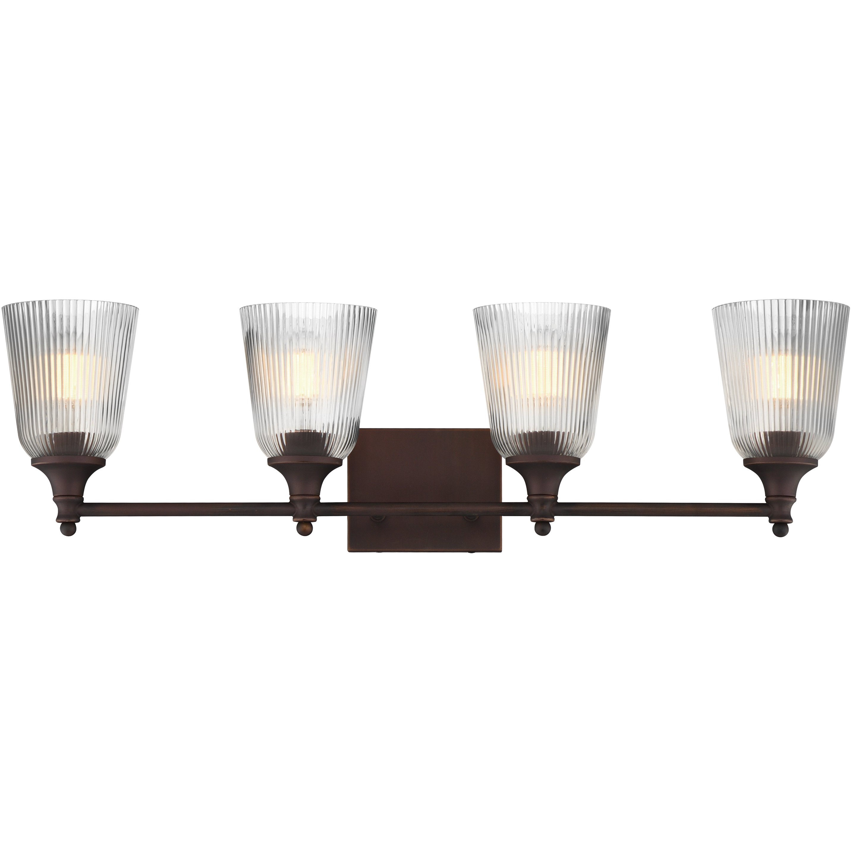 Julip 4 Light 31.75 inch Dark Bronze Bath Vanity Wall Light