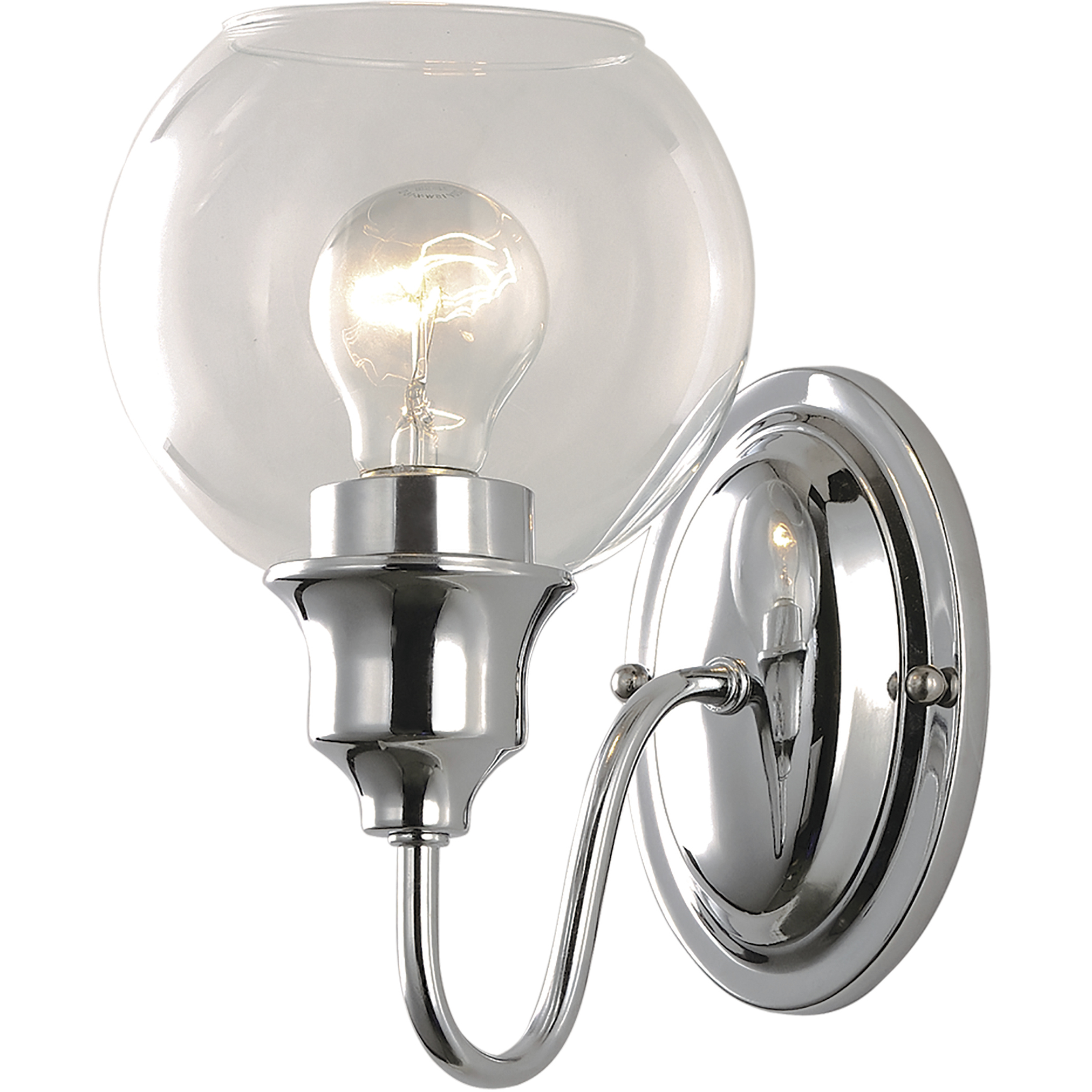 Ballord 1 Light 6 inch Polished Chrome Wall Sconce Wall Light