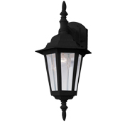 Builder Cast 1 Light 17 inch Black Outdoor Wall Mount