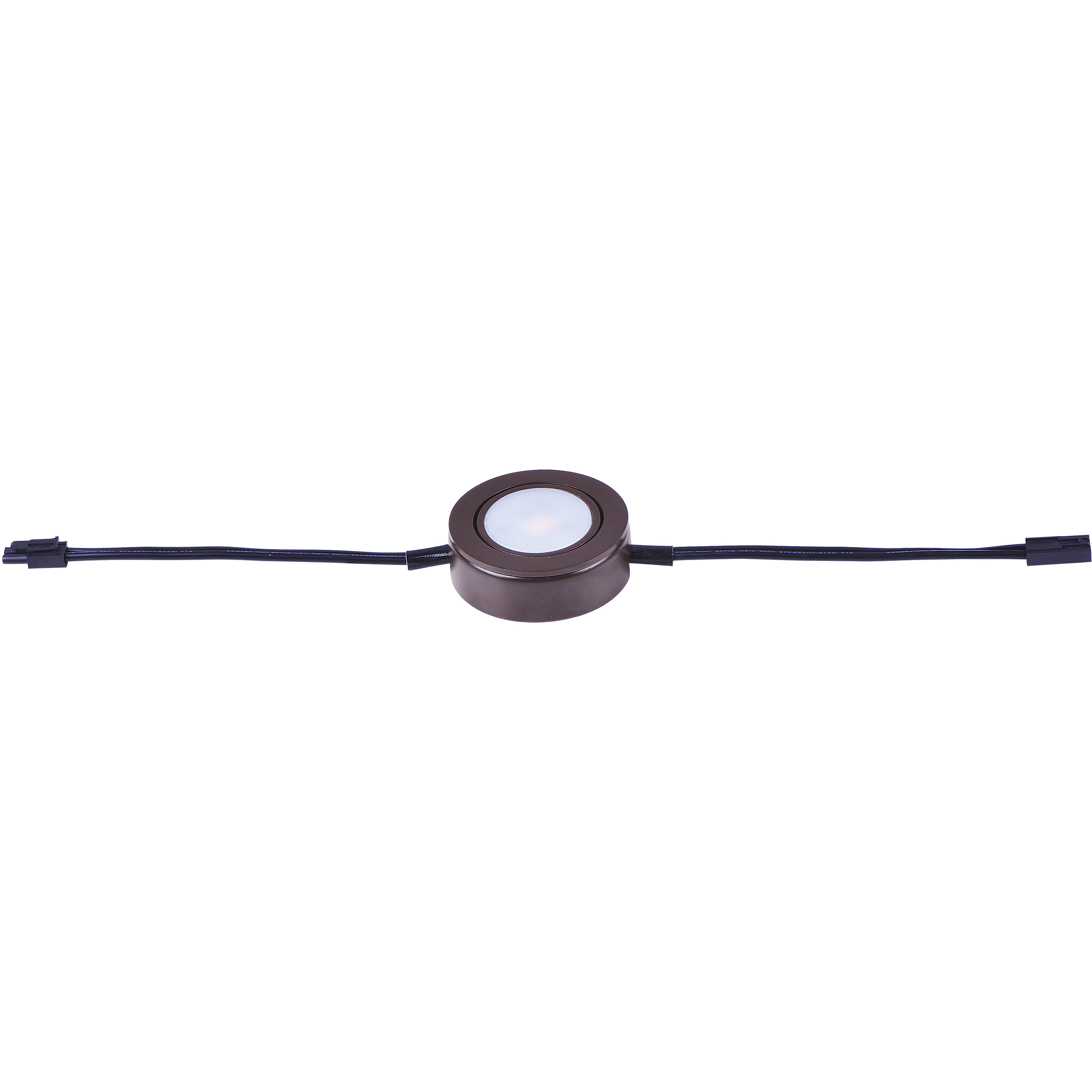 CounterMax MX-LD-AC 120 LED 2.75 inch Anodized Bronze Under Cabinet Disc