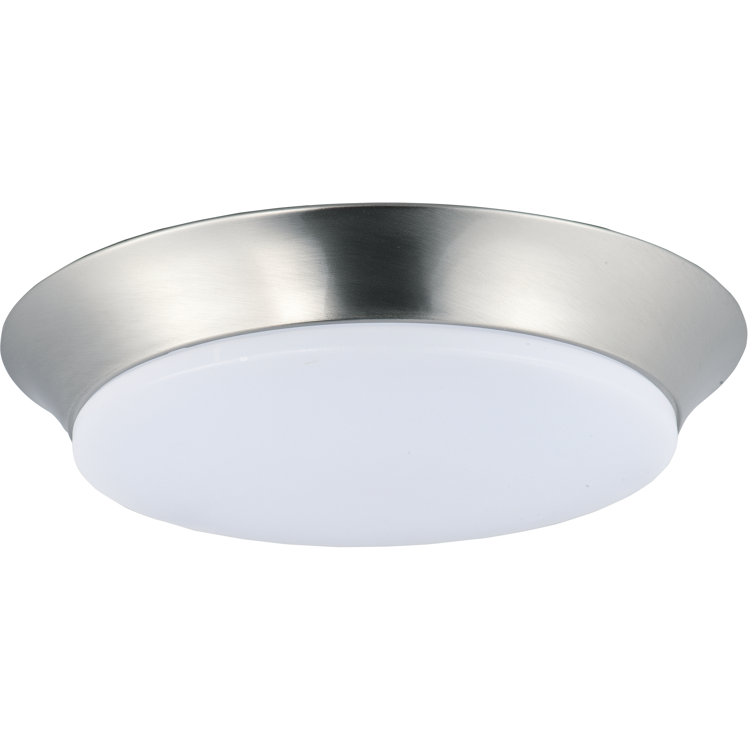 Low Profile LED 11.75 inch Satin Nickel Flush Mount Ceiling Light