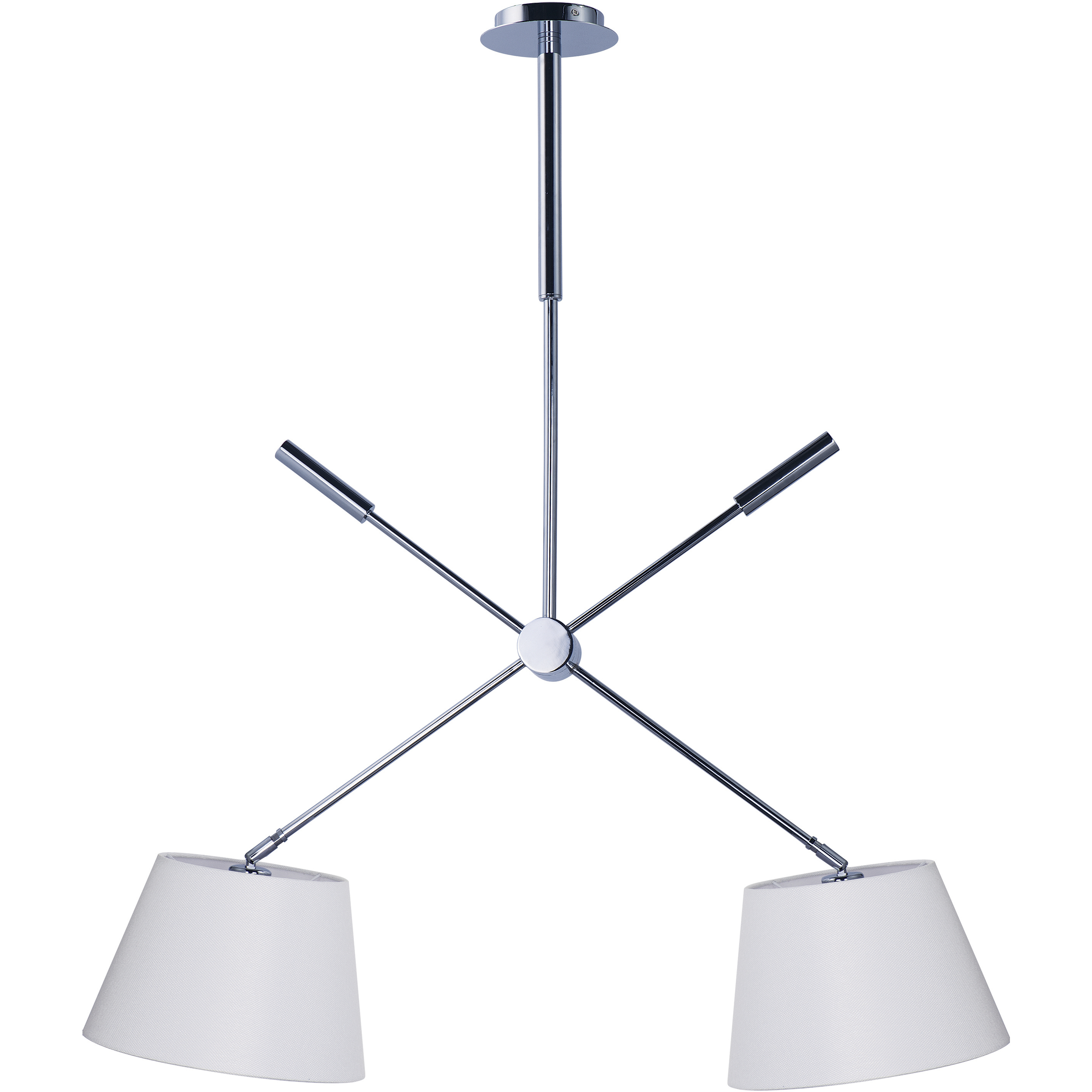 Hotel LED 13.75 inch Polished Chrome Single Pendant Ceiling Light
