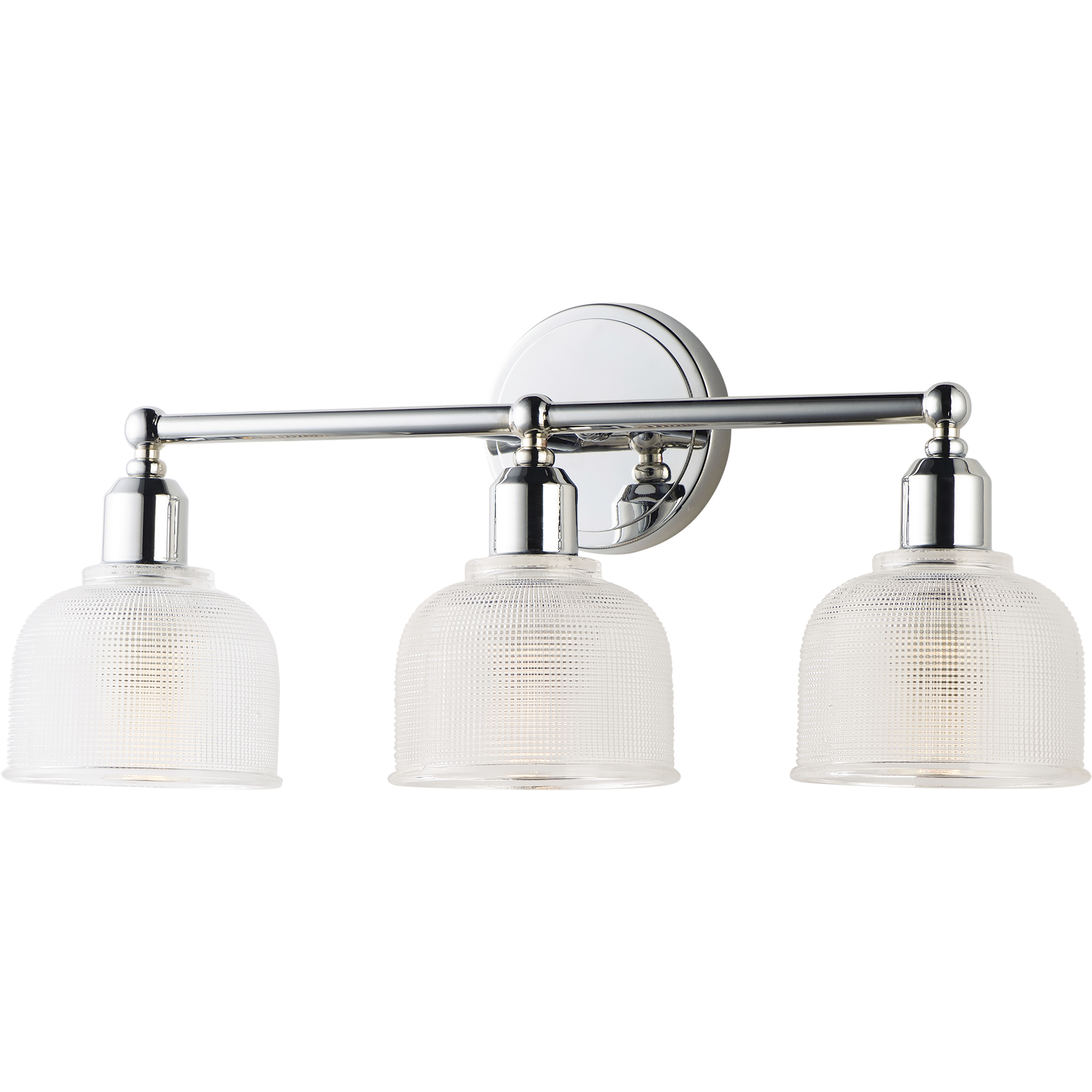 Hollow 3 Light 23 inch Polished Chrome Bath Vanity Wall Light