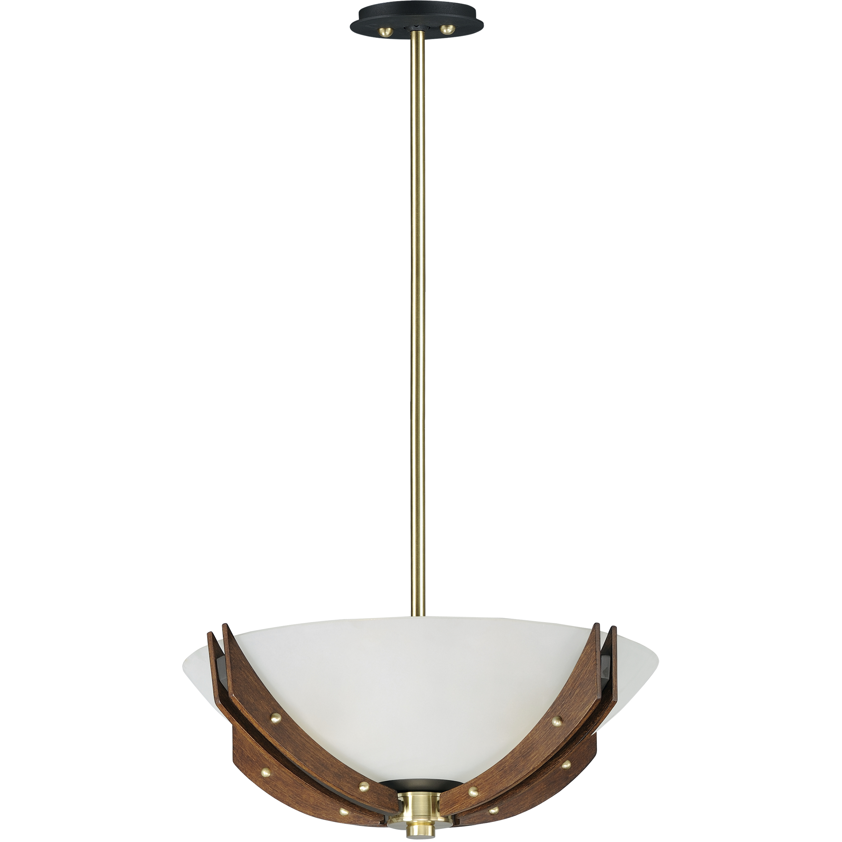 Merge 4 Light 21.75 inch Bronze and Antique Pecan Semi-Flush Mount Ceiling Light
