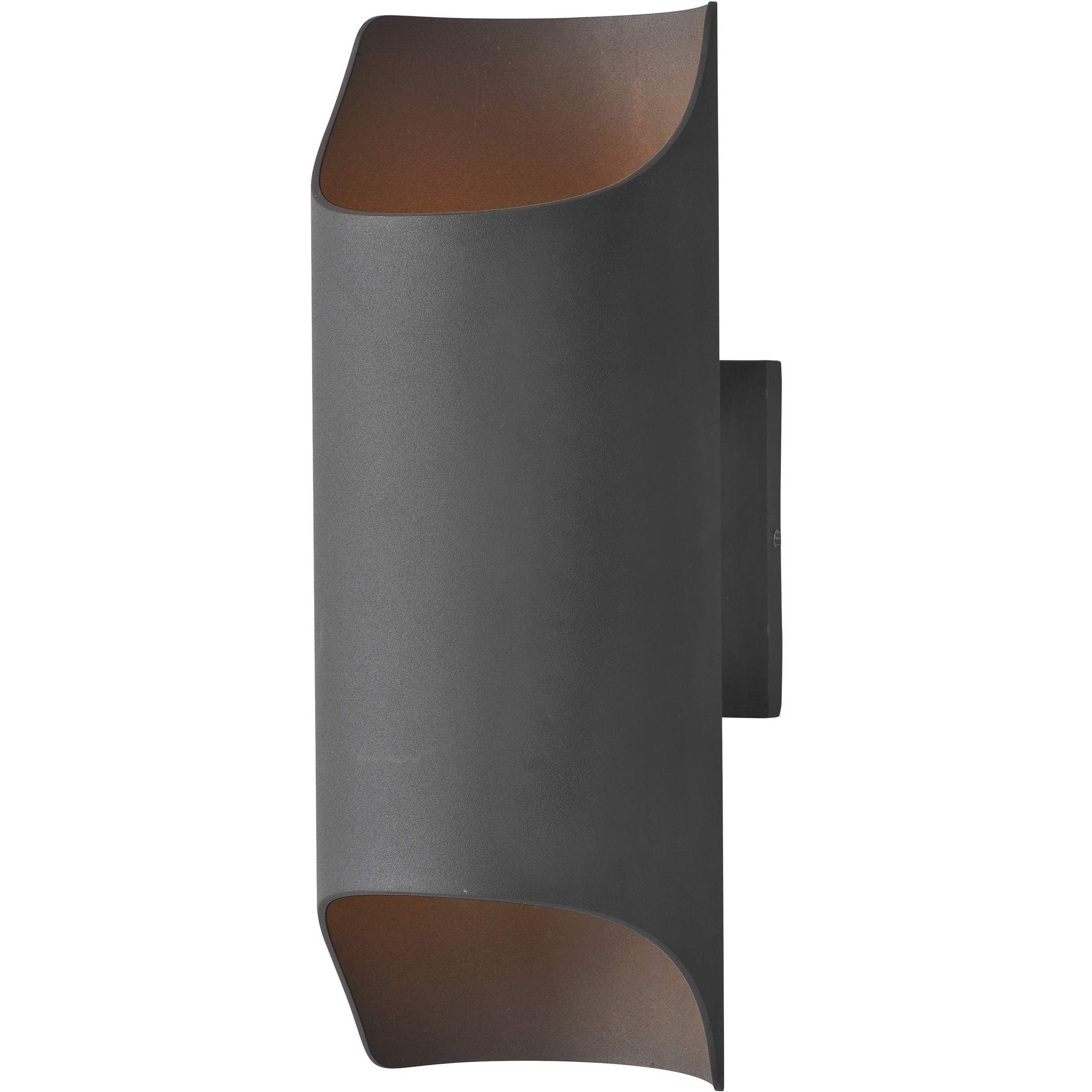 Lightray LED 13.75 inch Architectural Bronze Outdoor Wall Mount