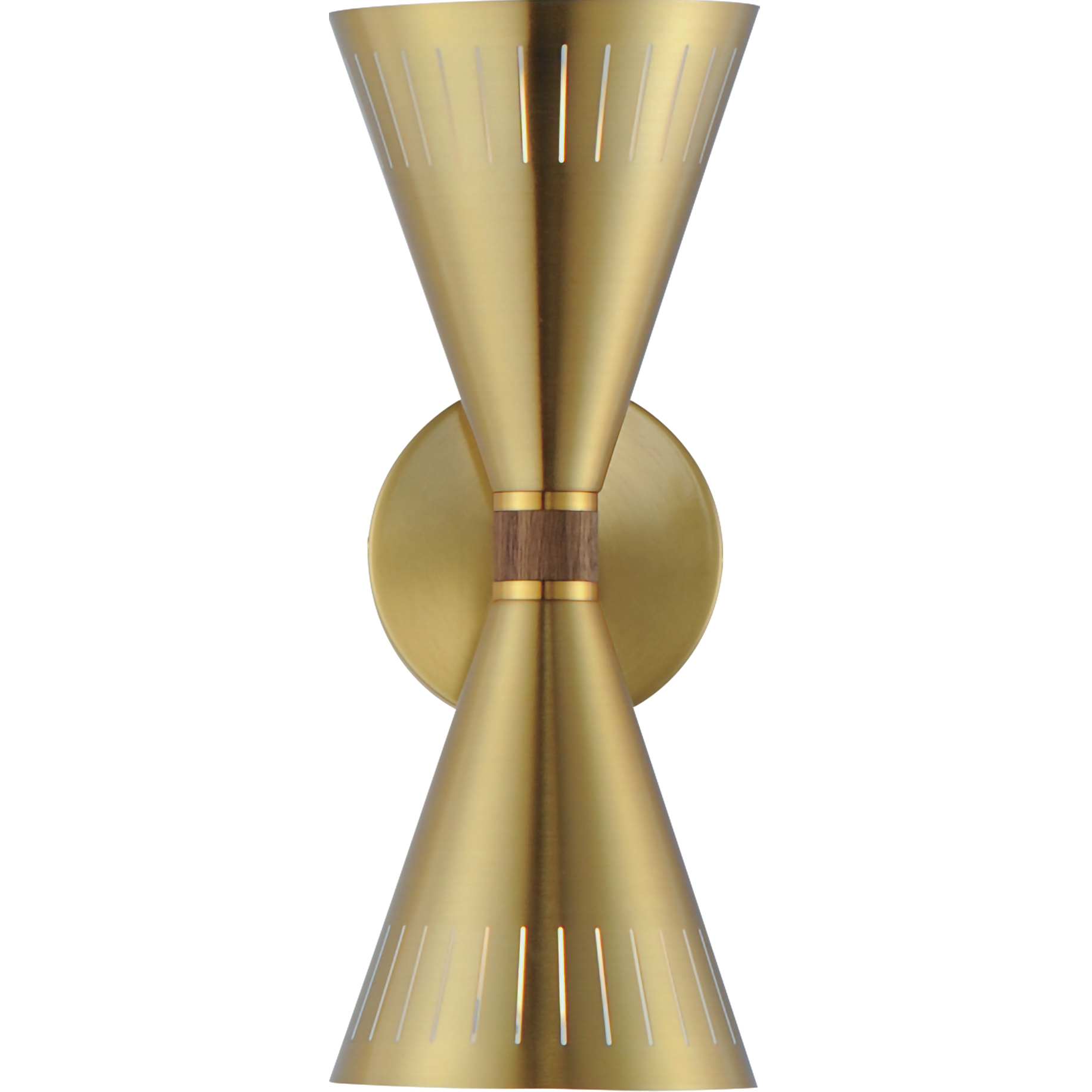 Helsinki 2 Light 5.75 inch Natural Aged Brass Wall Sconce Wall Light