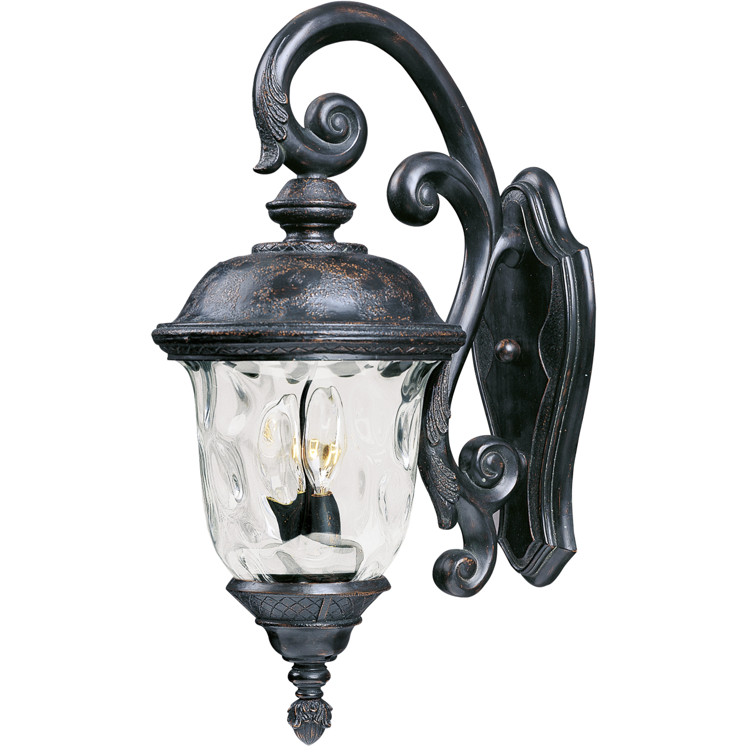 Maxim 3497WGOB Carriage House DC 3 Light 27 inch Oriental Bronze