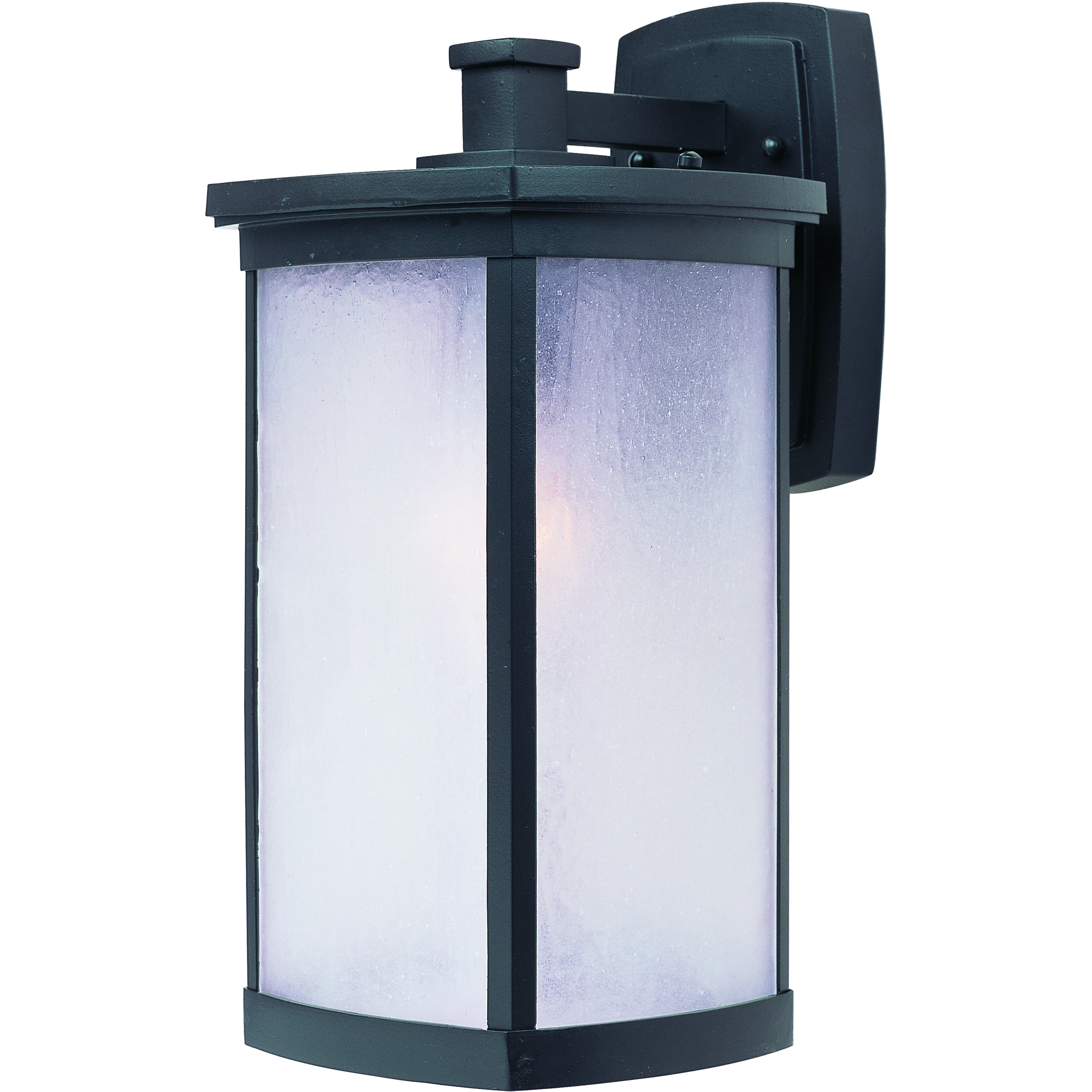 Terrace 1 Light 16 inch Bronze Outdoor Wall Mount in Frosted Seedy