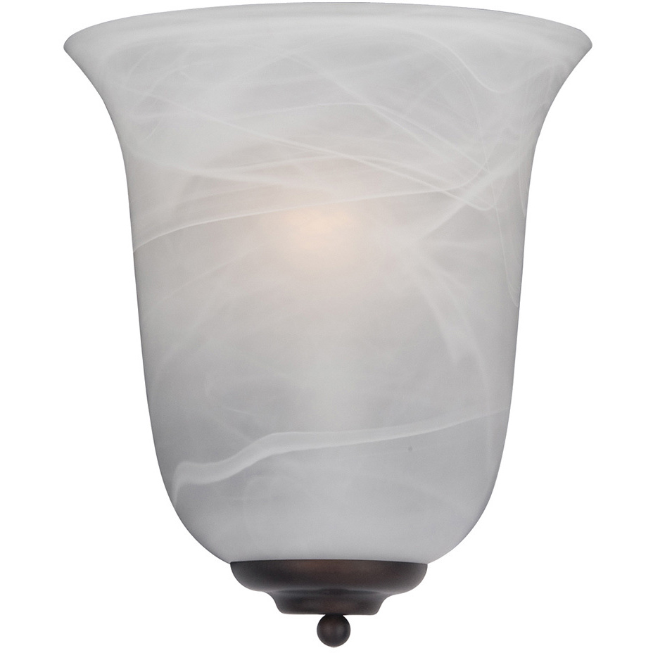 Essentials - 2058x 1 Light 10 inch Oil Rubbed Bronze Wall Sconce Wall Light