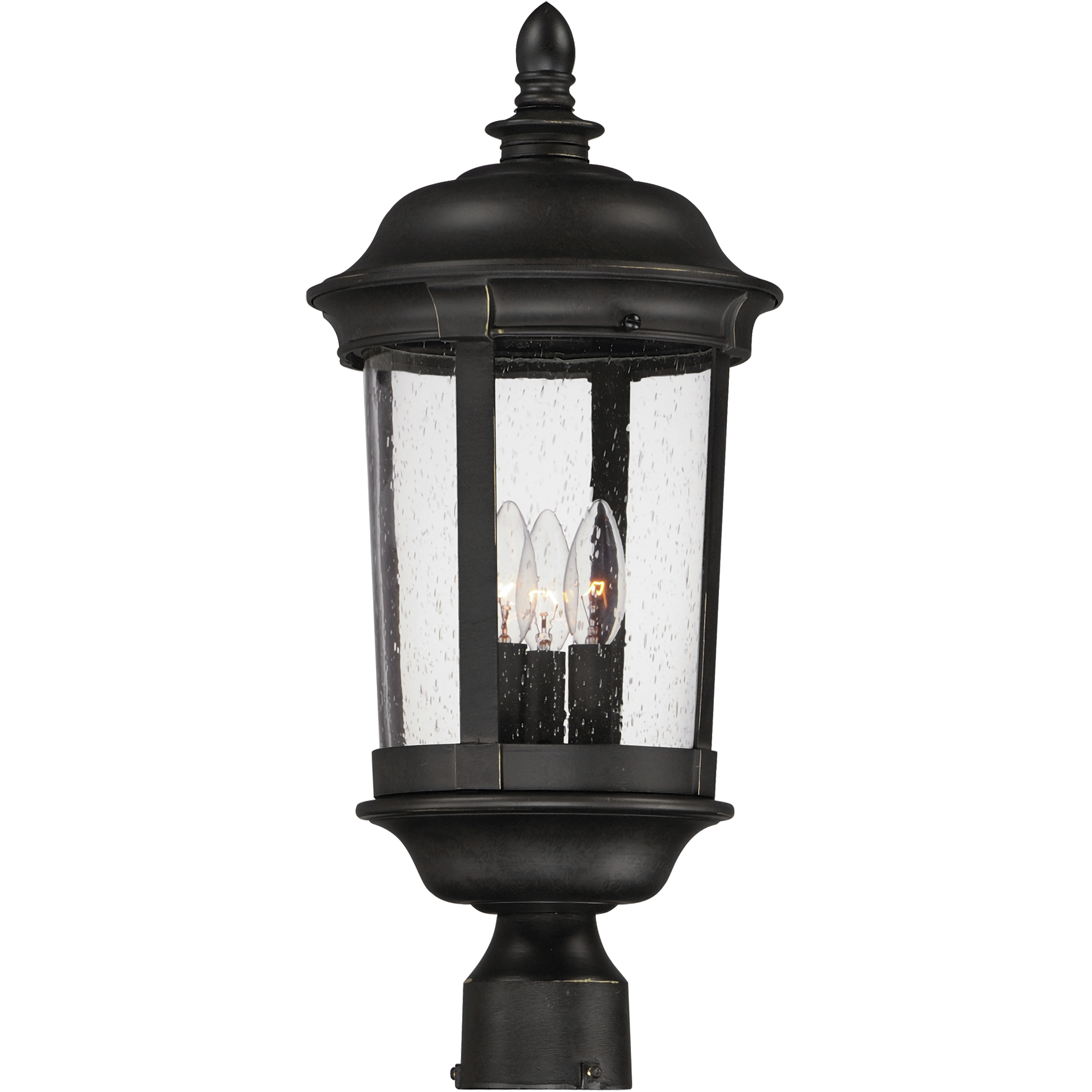 Dover DC 3 Light 21 inch Bronze Outdoor Pole/Post Mount