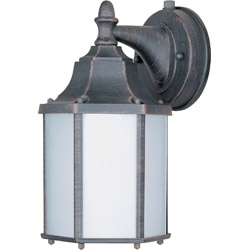 Maxim Lighting Side Door Energy Efficient 1 Light Outdoor Wall Mount in Rust Patina 85926RP