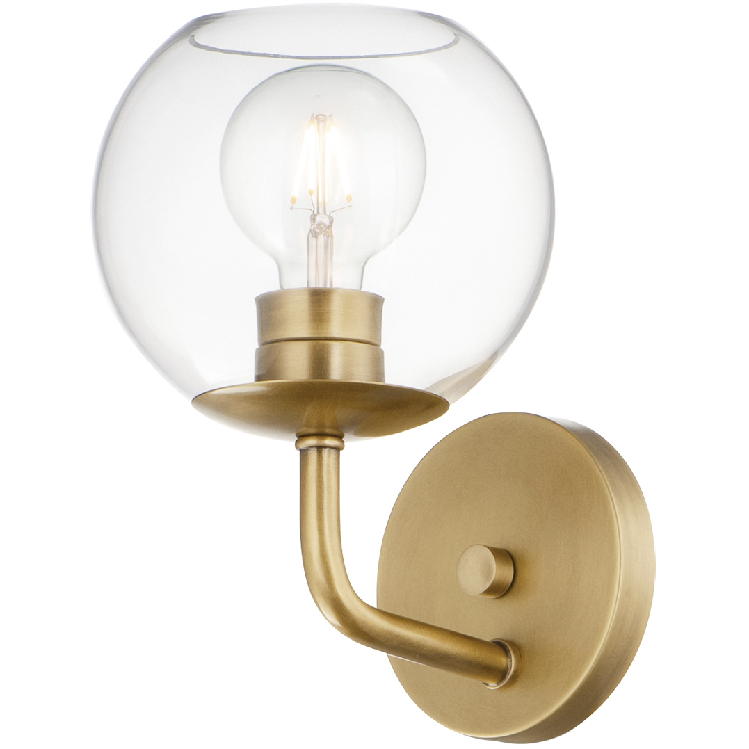 Branch 1 Light 7 inch Natural Aged Brass Wall Sconce Wall Light
