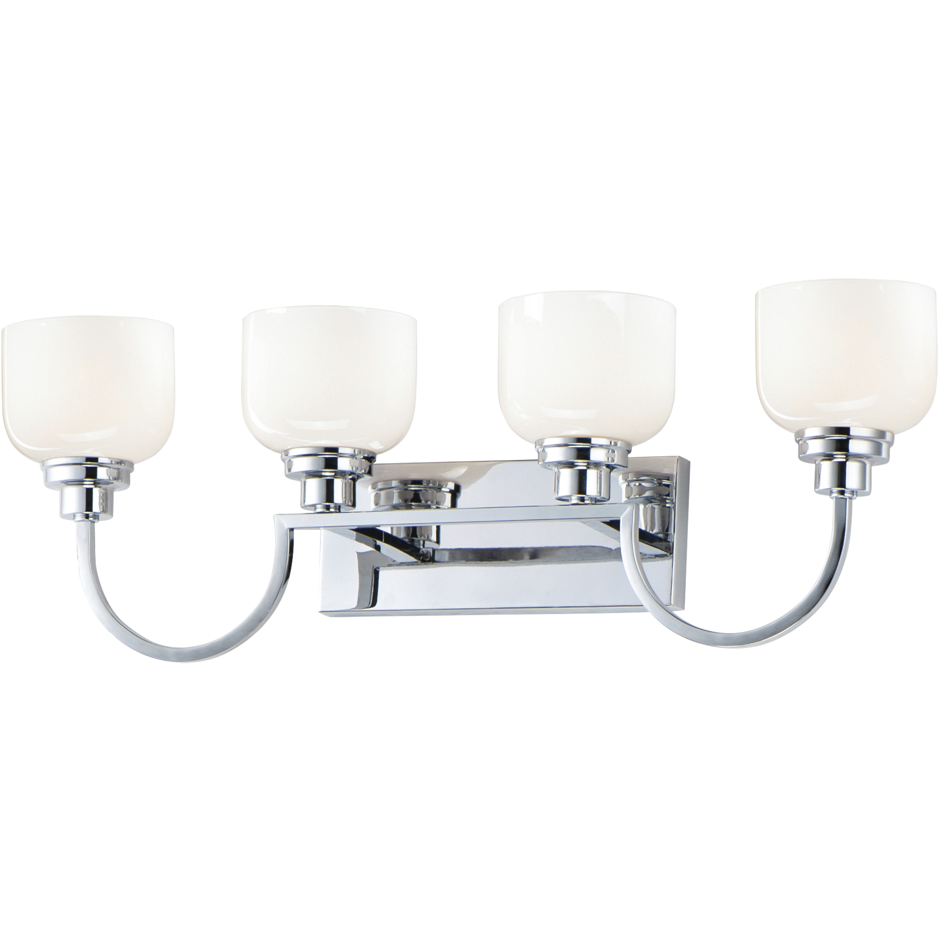 Swale 4 Light 30.75 inch Polished Chrome Bath Vanity Wall Light