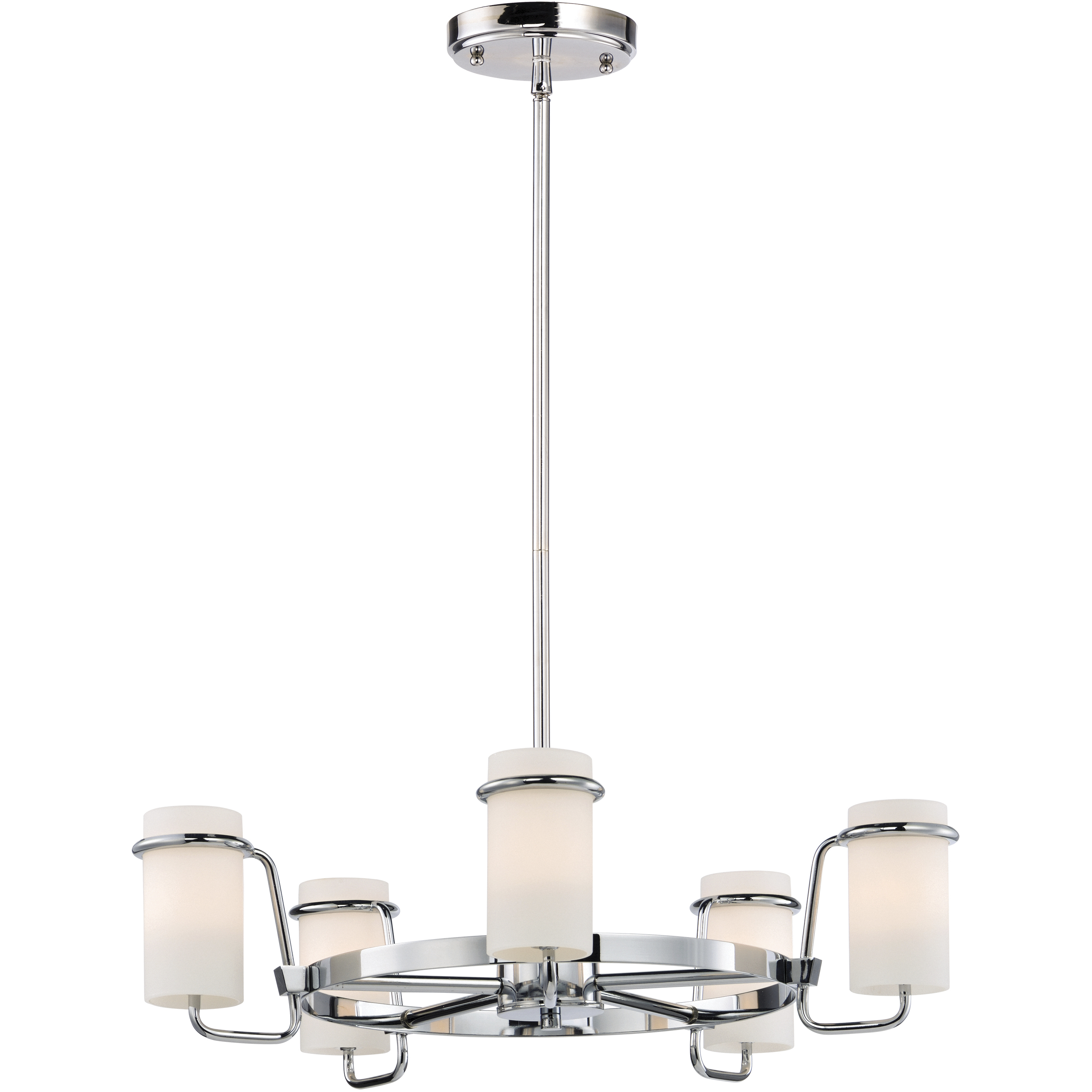Avant 5 Light 22 inch Polished Chrome Single-Tier Chandelier Ceiling Light