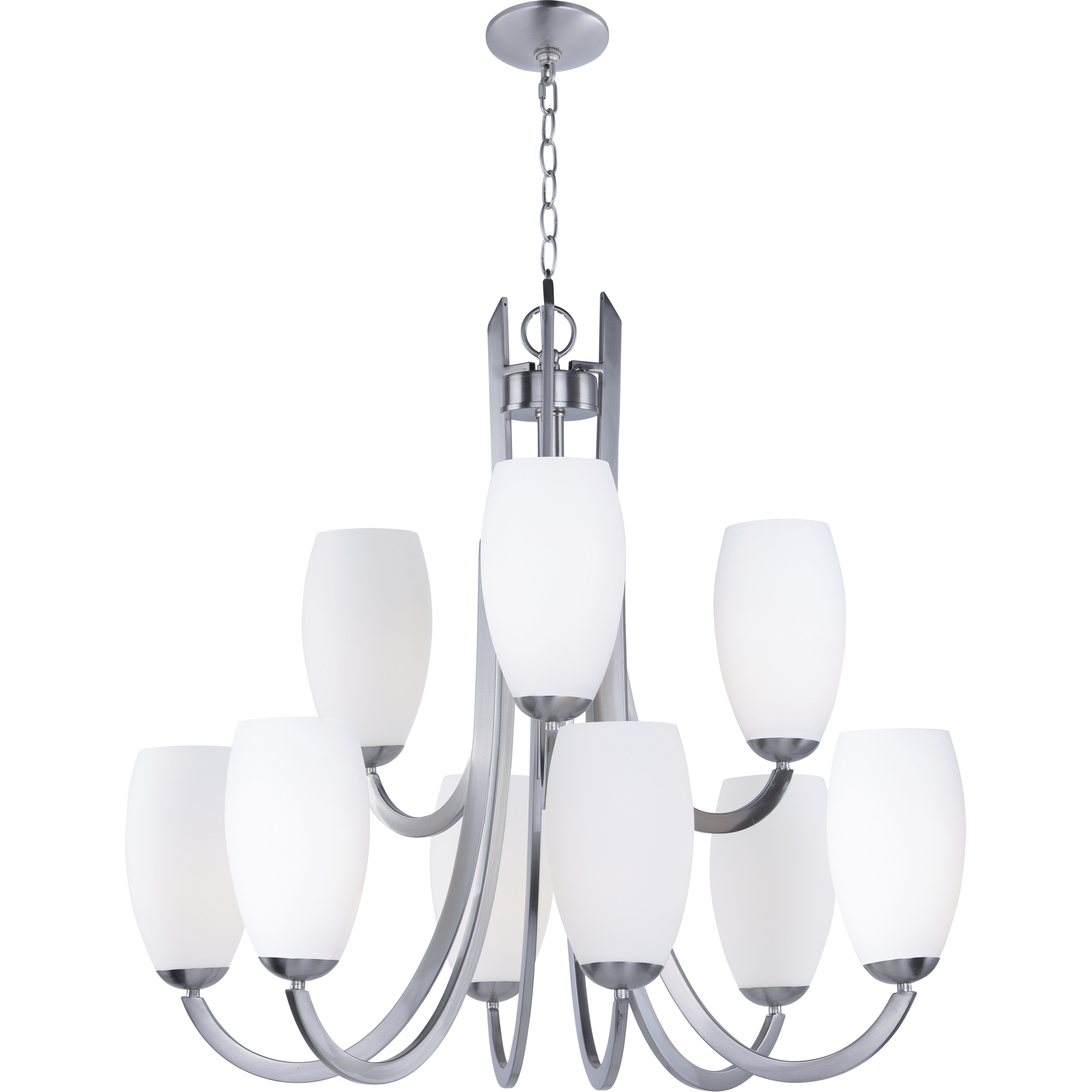 Taylor 9 Light 31.5 inch Satin Nickel Chandelier Ceiling Light
