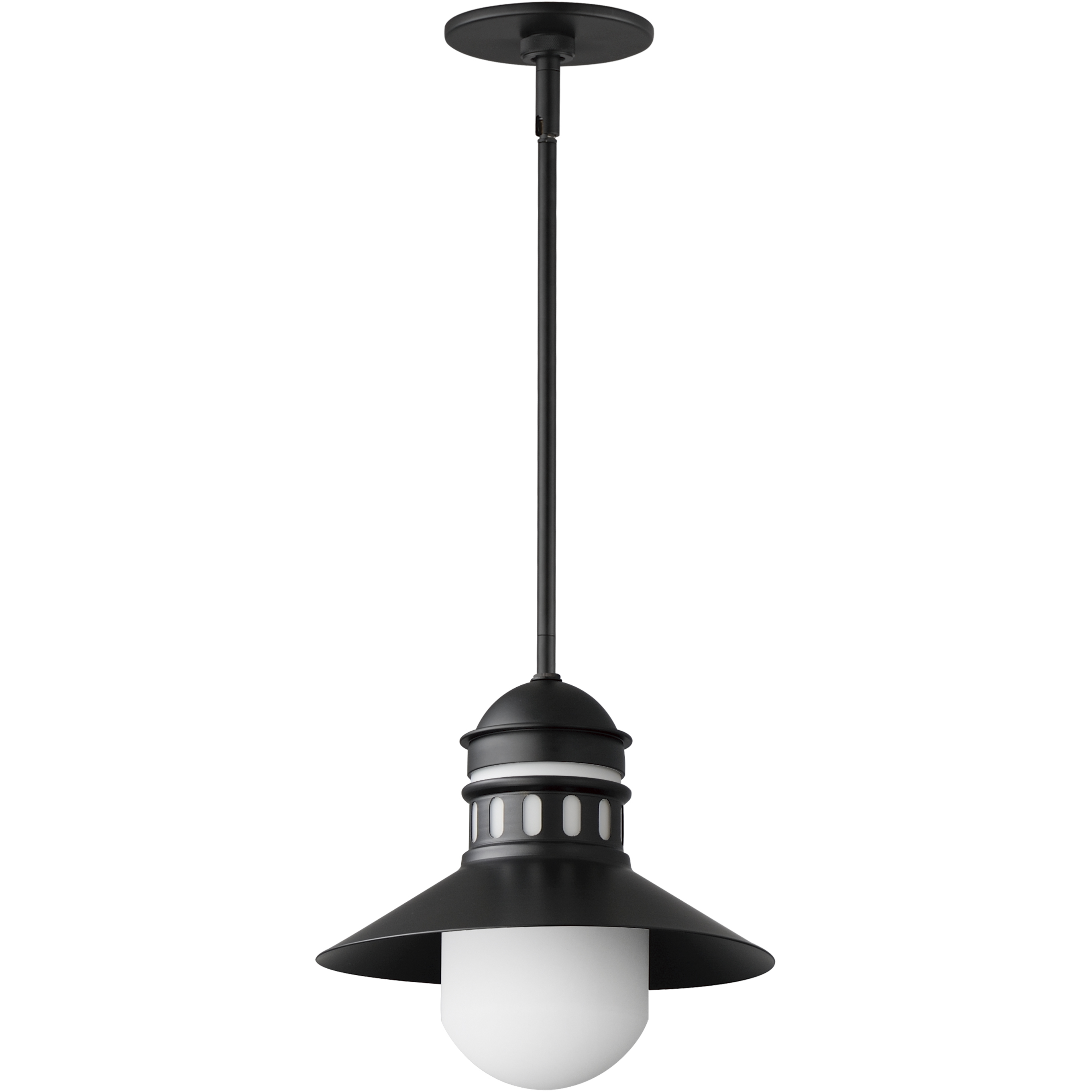 Admiralty LED 12 inch Black Outdoor Pendant