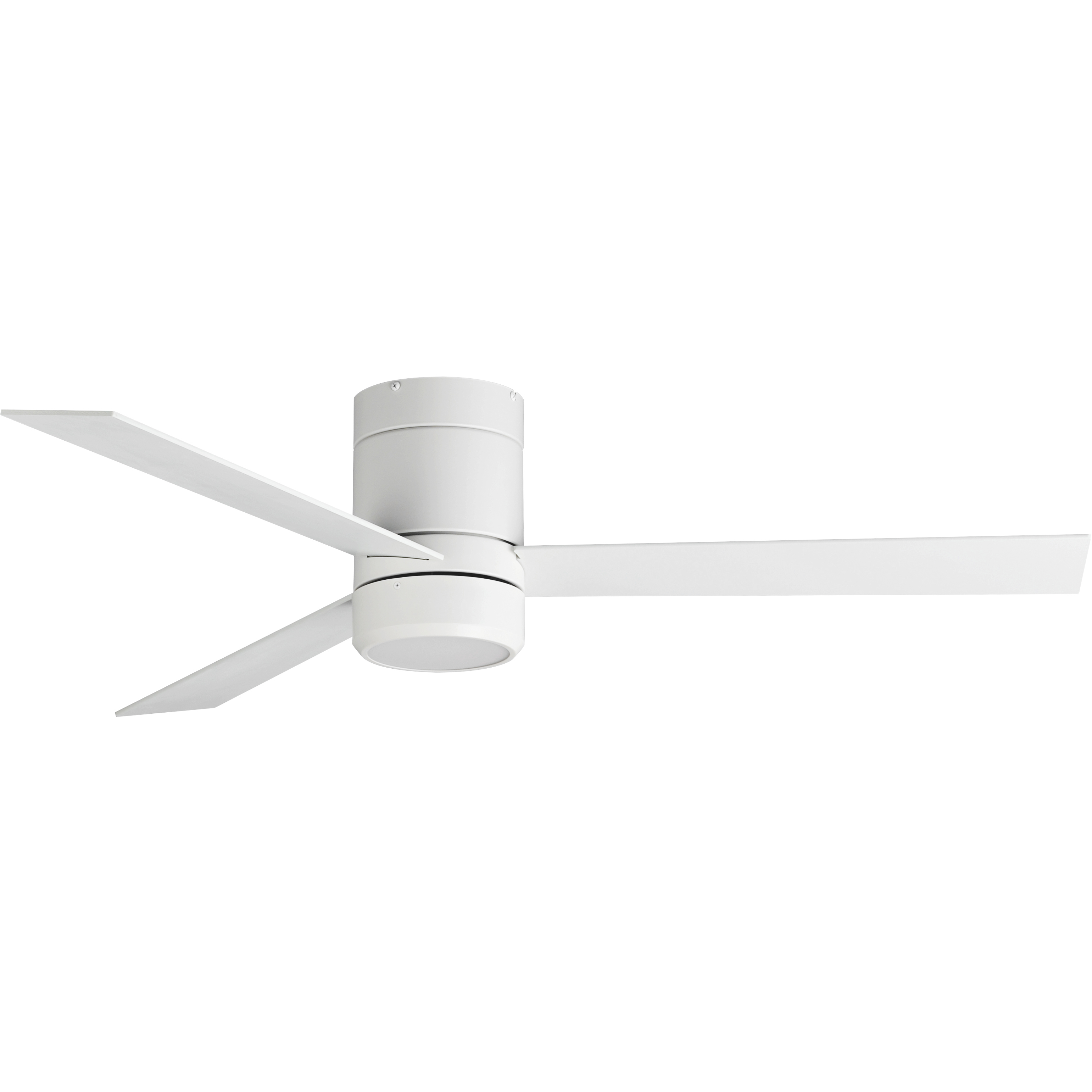 Tanker 52 inch Matte White Ceiling Fan with Light Kit, Outdoor Ceiling Fan