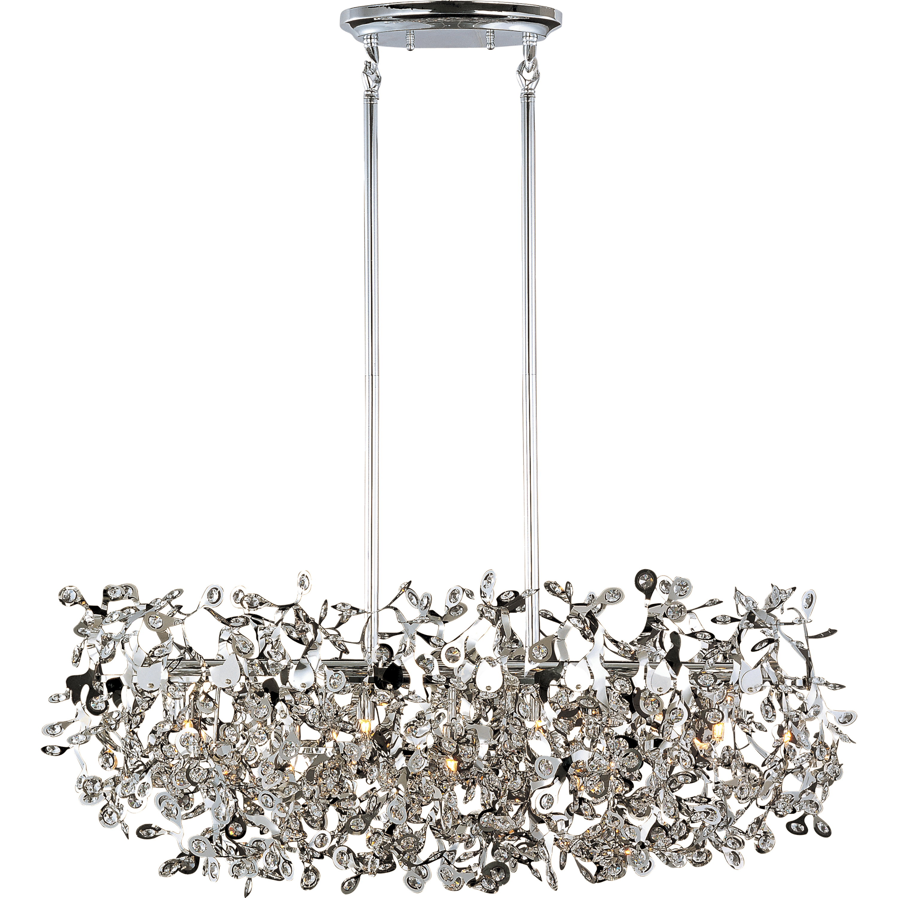 Comet LED 35.5 inch Polished Chrome Linear Pendant Ceiling Light