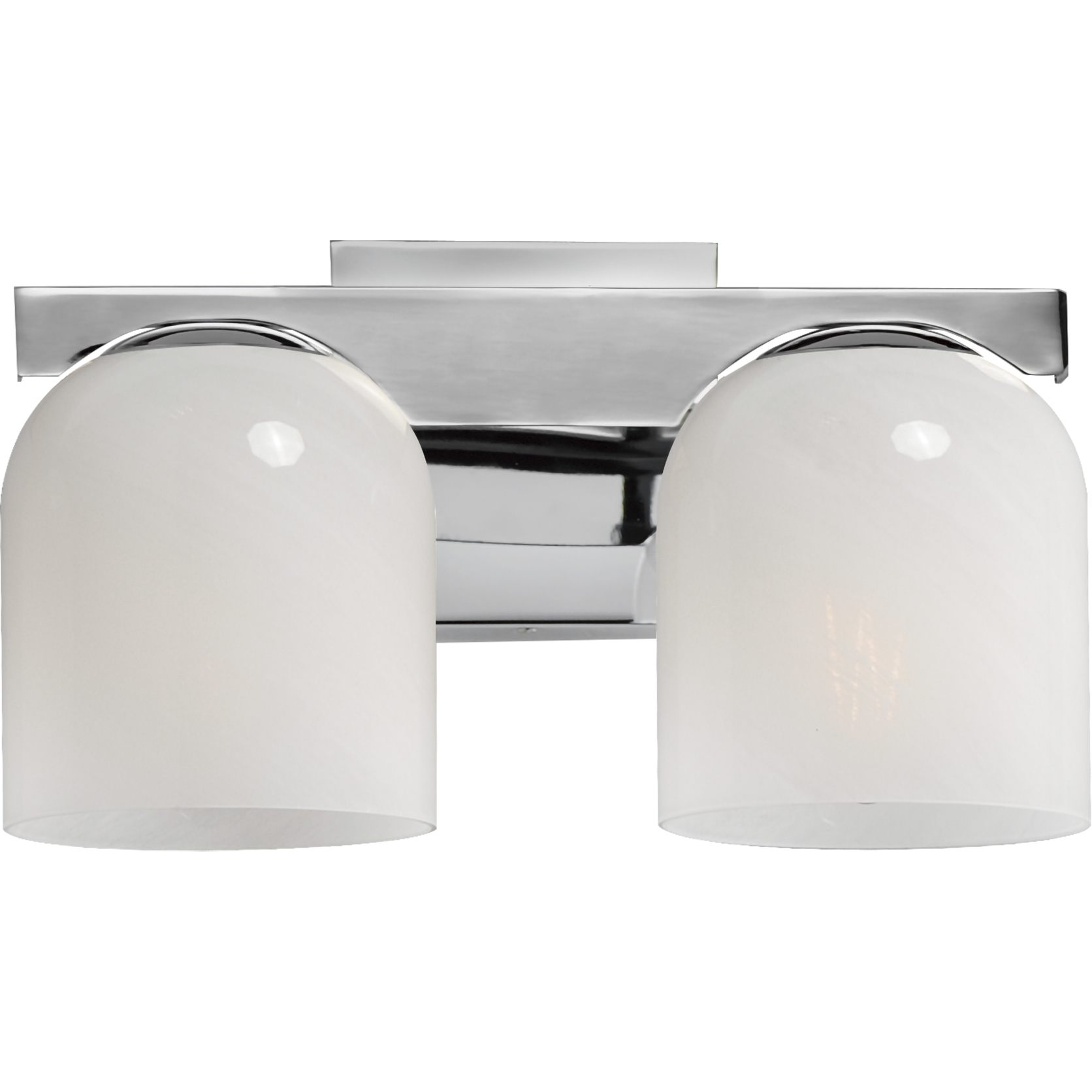 Scoop LED 13.5 inch Polished Chrome Bath Vanity Wall Light in Marble