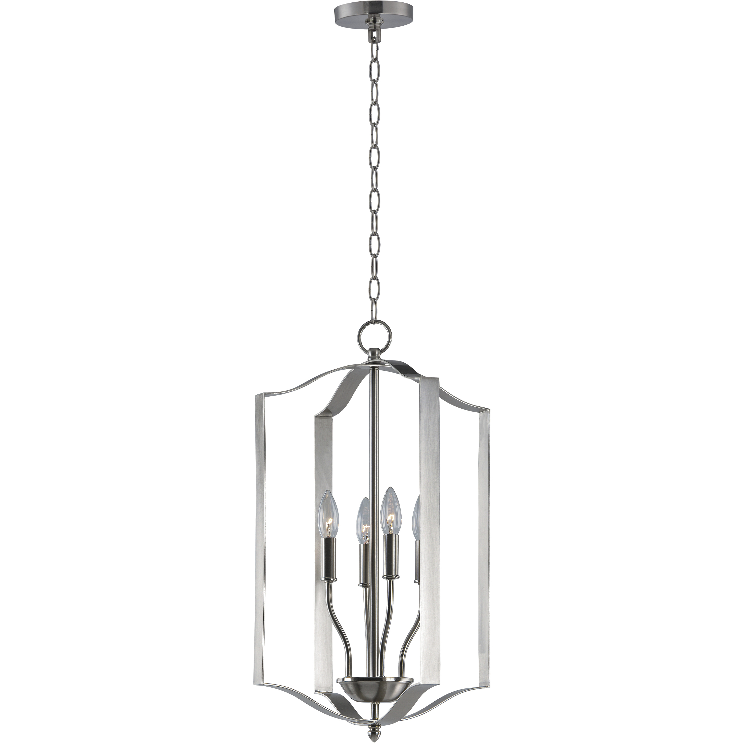 Provident 4 Light 15 inch Satin Nickel Single Pendant Ceiling Light