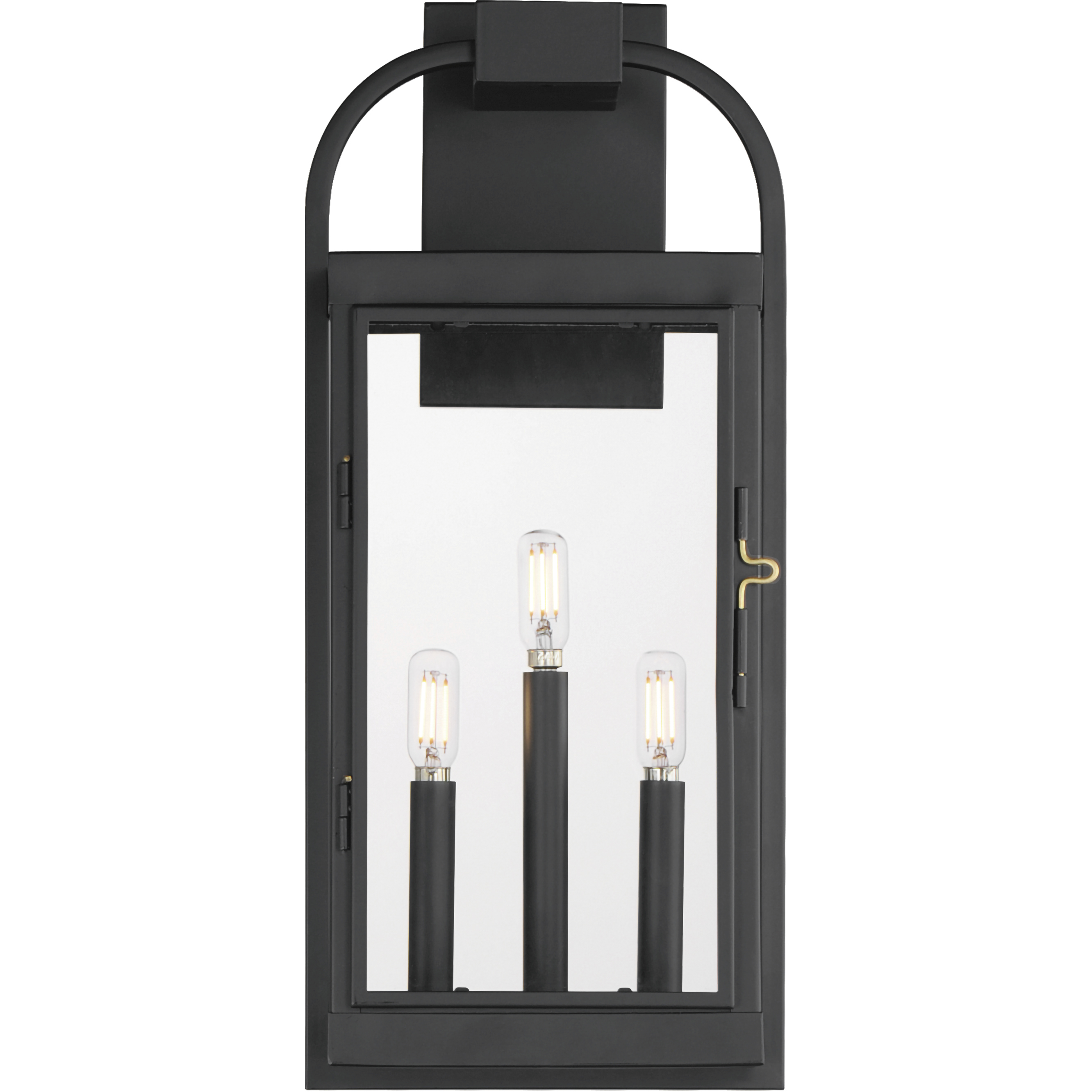 Bonham 3 Light 21 inch Black Outdoor Wall Mount