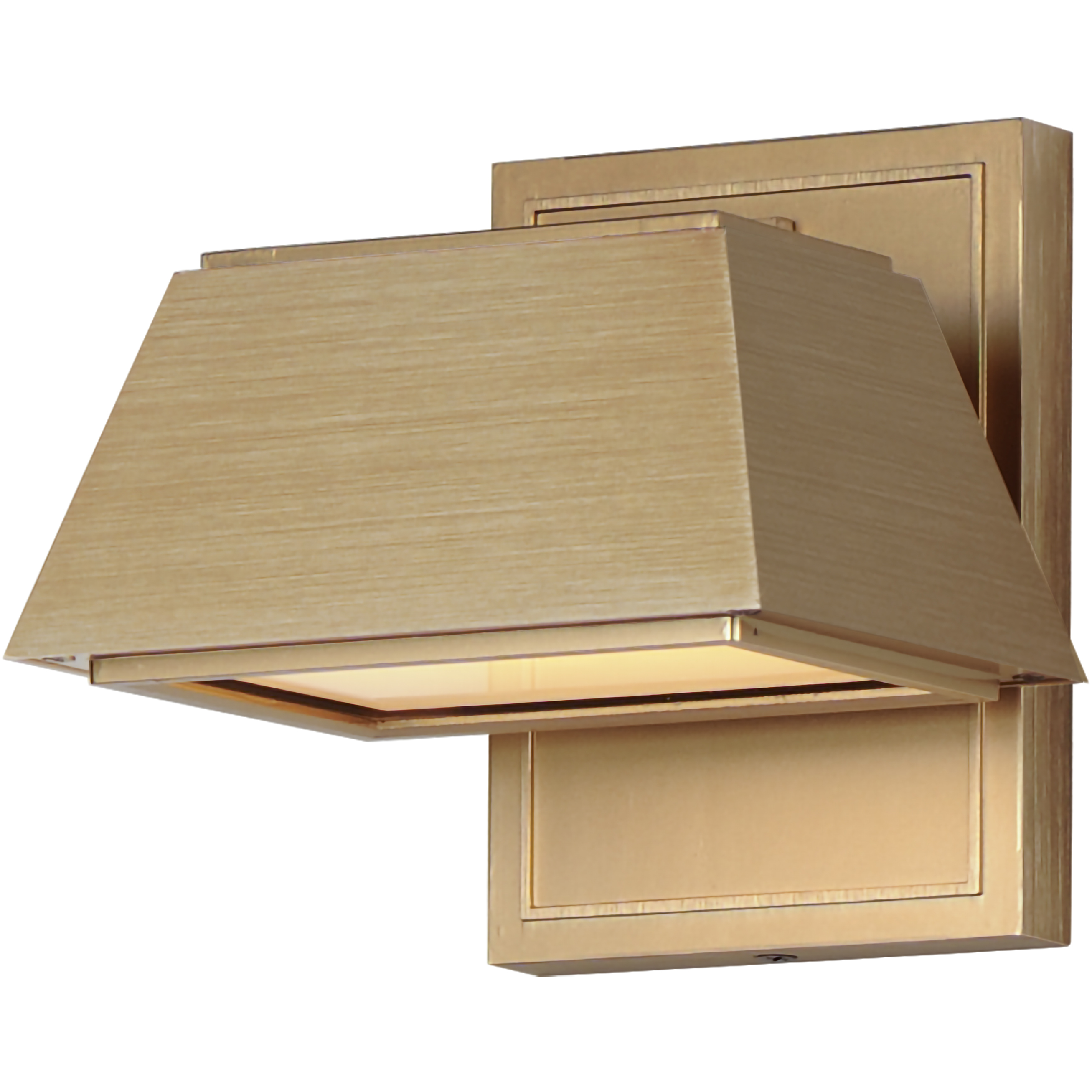 Mansard LED 6.25 inch Antique Brass Outdoor Wall Mount