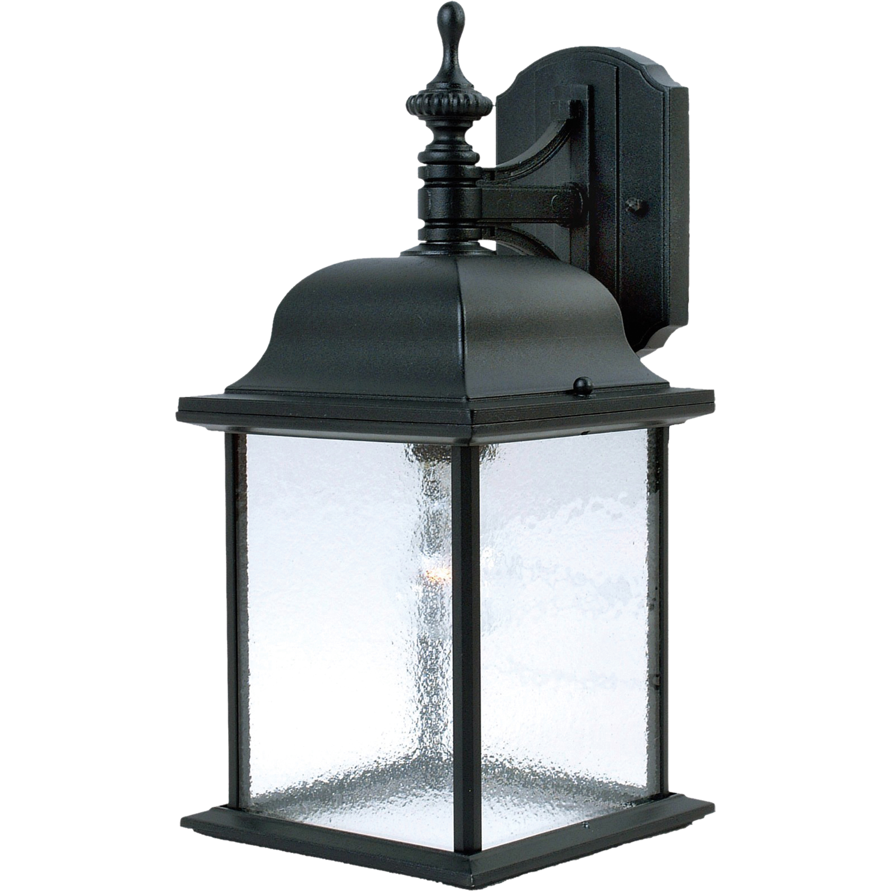 Senator 1 Light 15.5 inch Black Outdoor Wall Mount