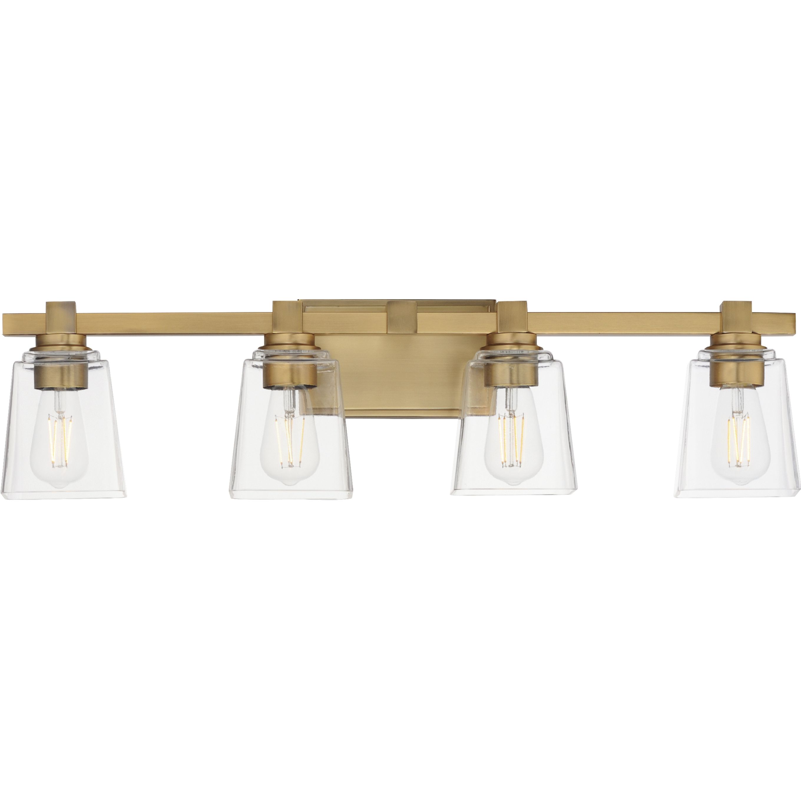 Cubos 4 Light 30.75 inch Natural Aged Brass Wall Sconce Wall Light