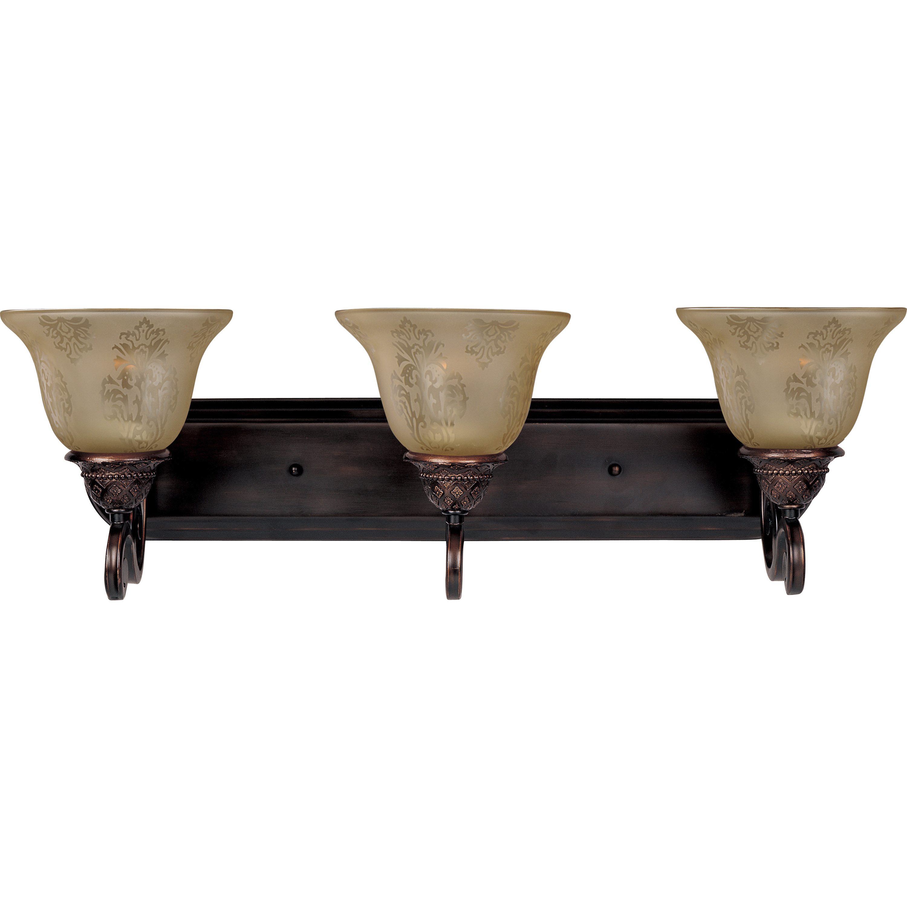 Symphony 3 Light 26 inch Oil Rubbed Bronze Bath Vanity Wall Light