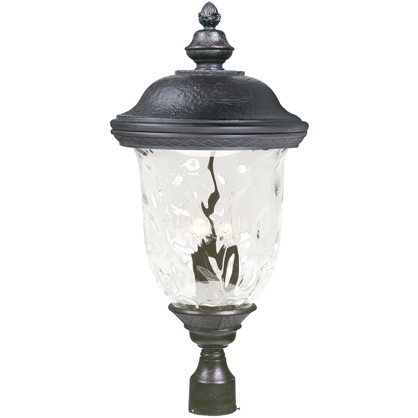 Carriage House DC 3 Light 29 inch Oriental Bronze Outdoor Pole/Post Mount