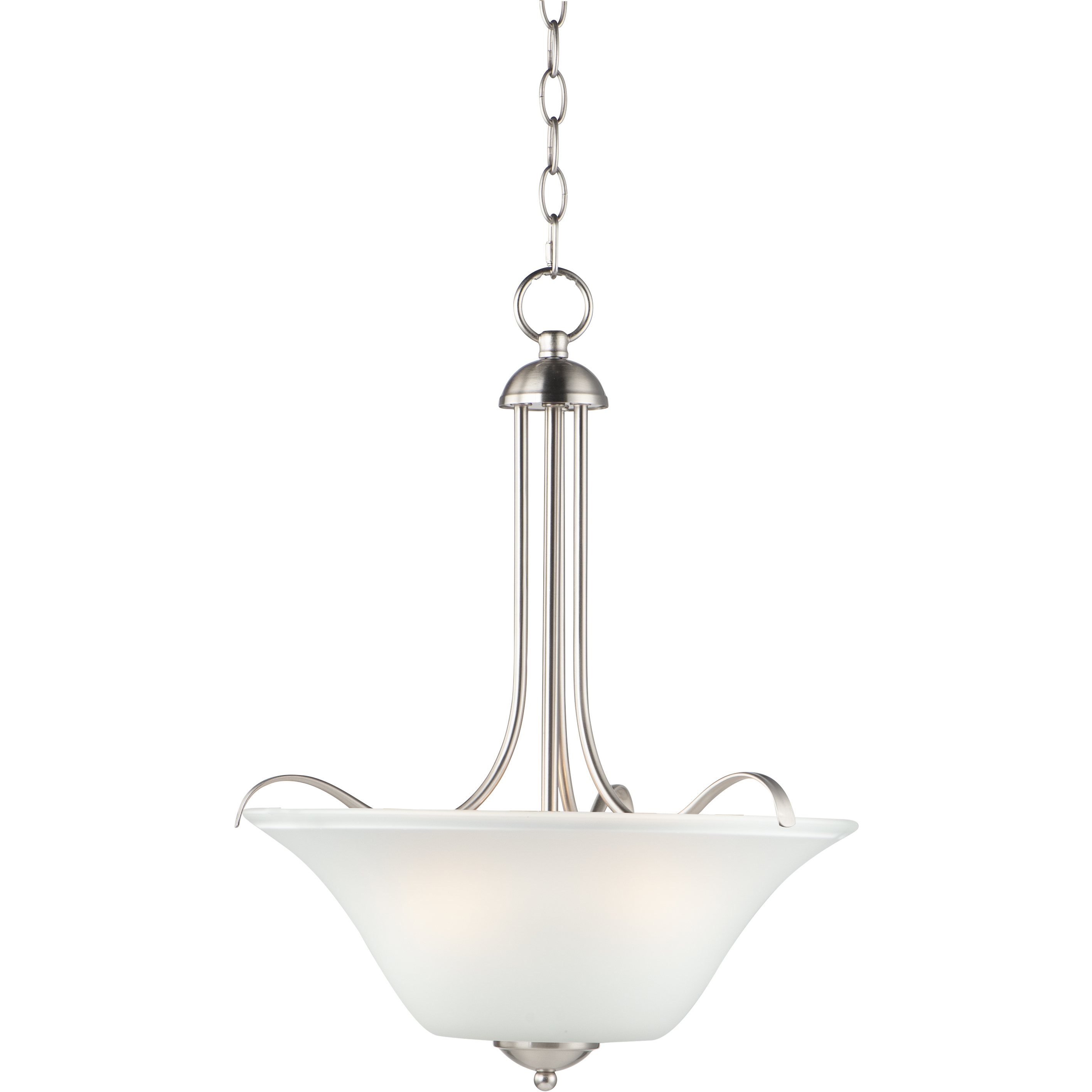 Vital 3 Light 16.5 inch Satin Nickel Multi-Light Pendant Ceiling Light