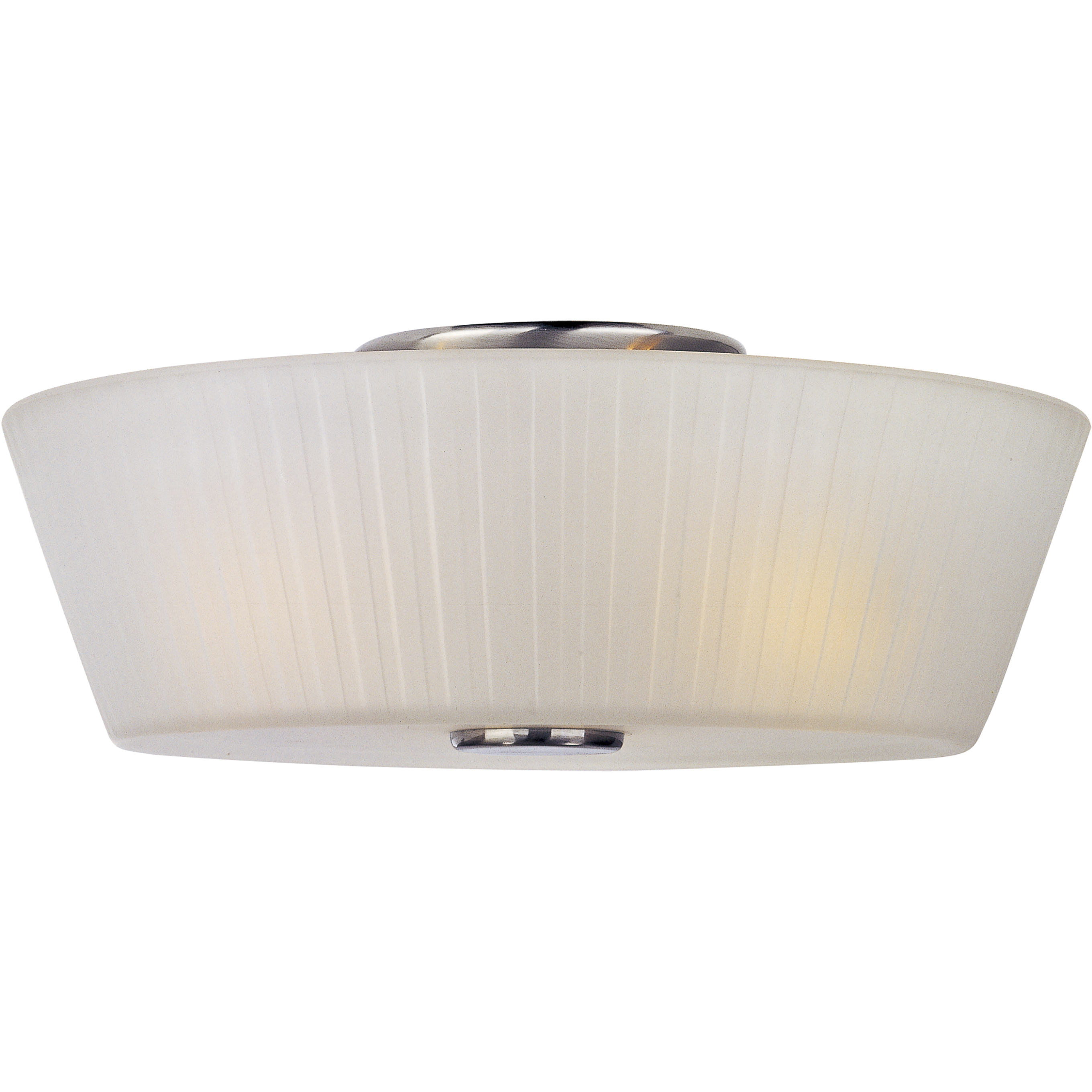 Finesse 3 Light 13.25 inch Satin Nickel Flush Mount Ceiling Light