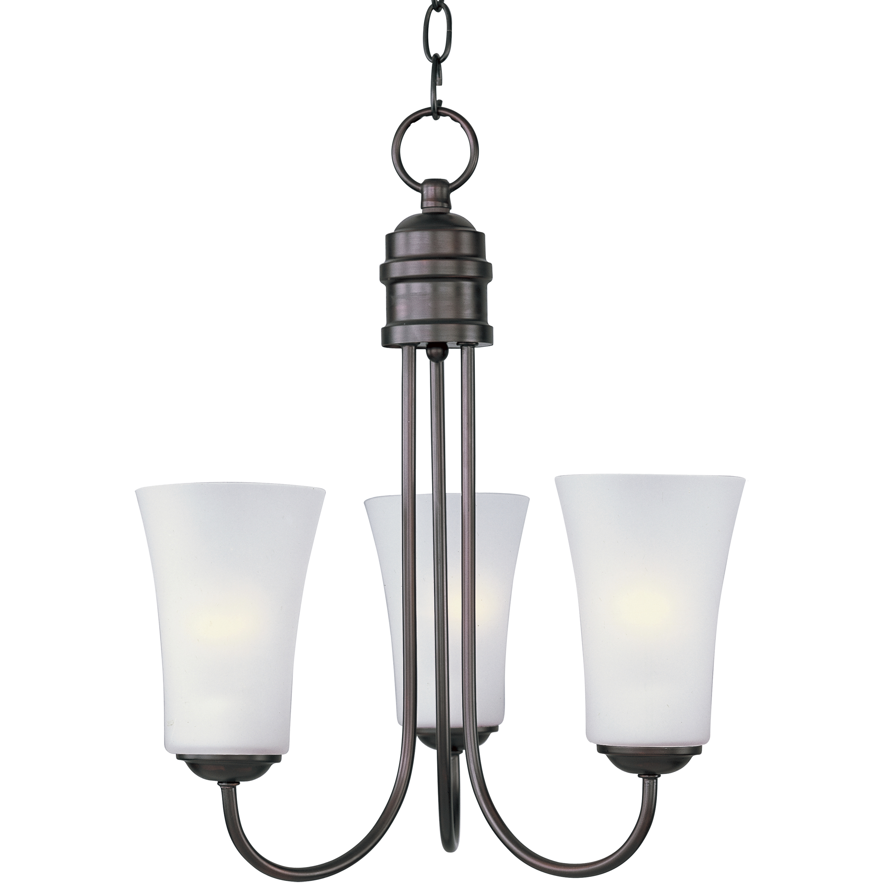Logan 3 Light 17 inch Oil Rubbed Bronze Single-Tier Chandelier Ceiling Light